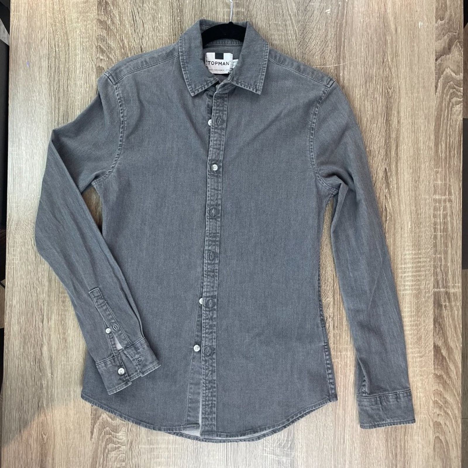 Topman Topman Denim Button Down Size US S / EU 44-46 / 1 - 2 Thumbnail