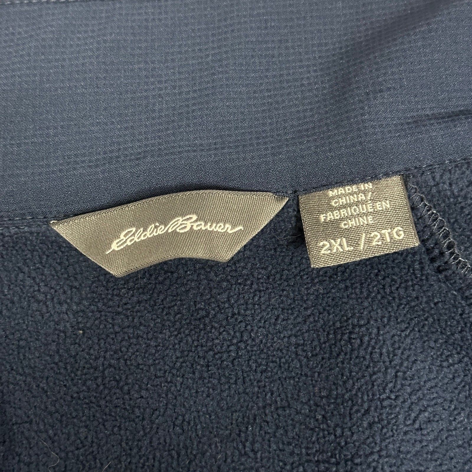 Eddie Bauer Eddie Bauer Men's 2XL Softshell Jacket Navy Blue Full Zip Size US XXL / EU 58 / 5 - 2 Thumbnail