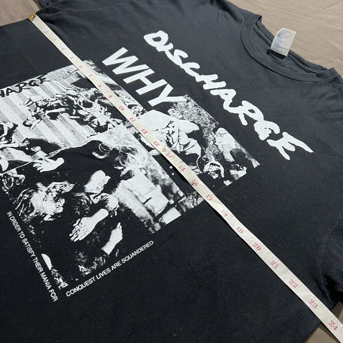 Band Tees Vintage Y2K Discharge Hardcore Punk Band Promo Tee XL Size US XL / EU 56 / 4 - 6 Thumbnail