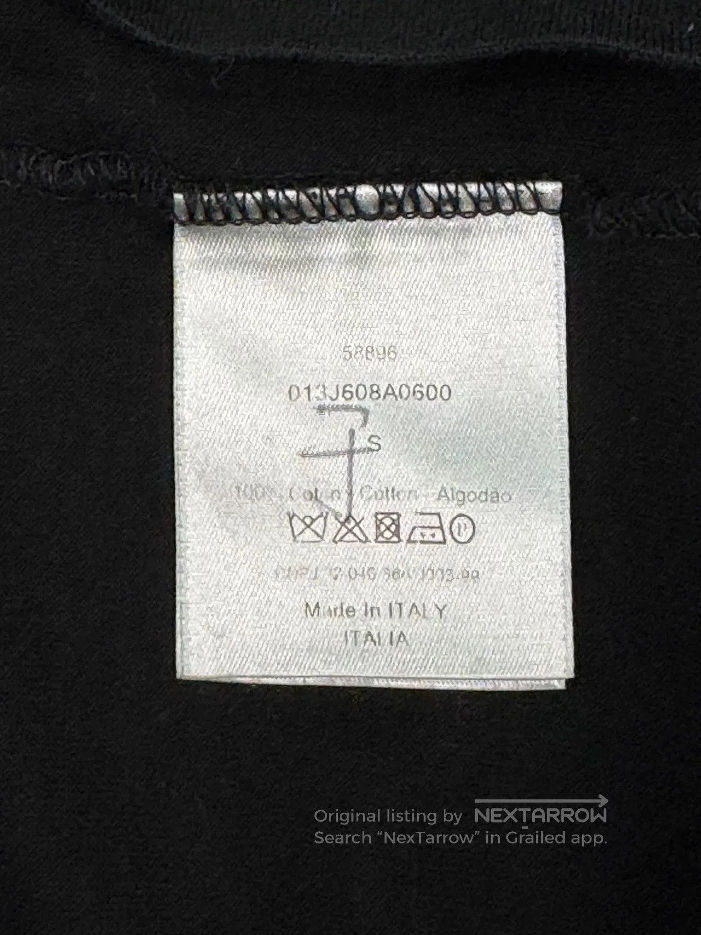 Dior Dior Black Stamp Graphic Short Sleeve T-Shirt. Size US S / EU 44-46 / 1 - 8 Thumbnail