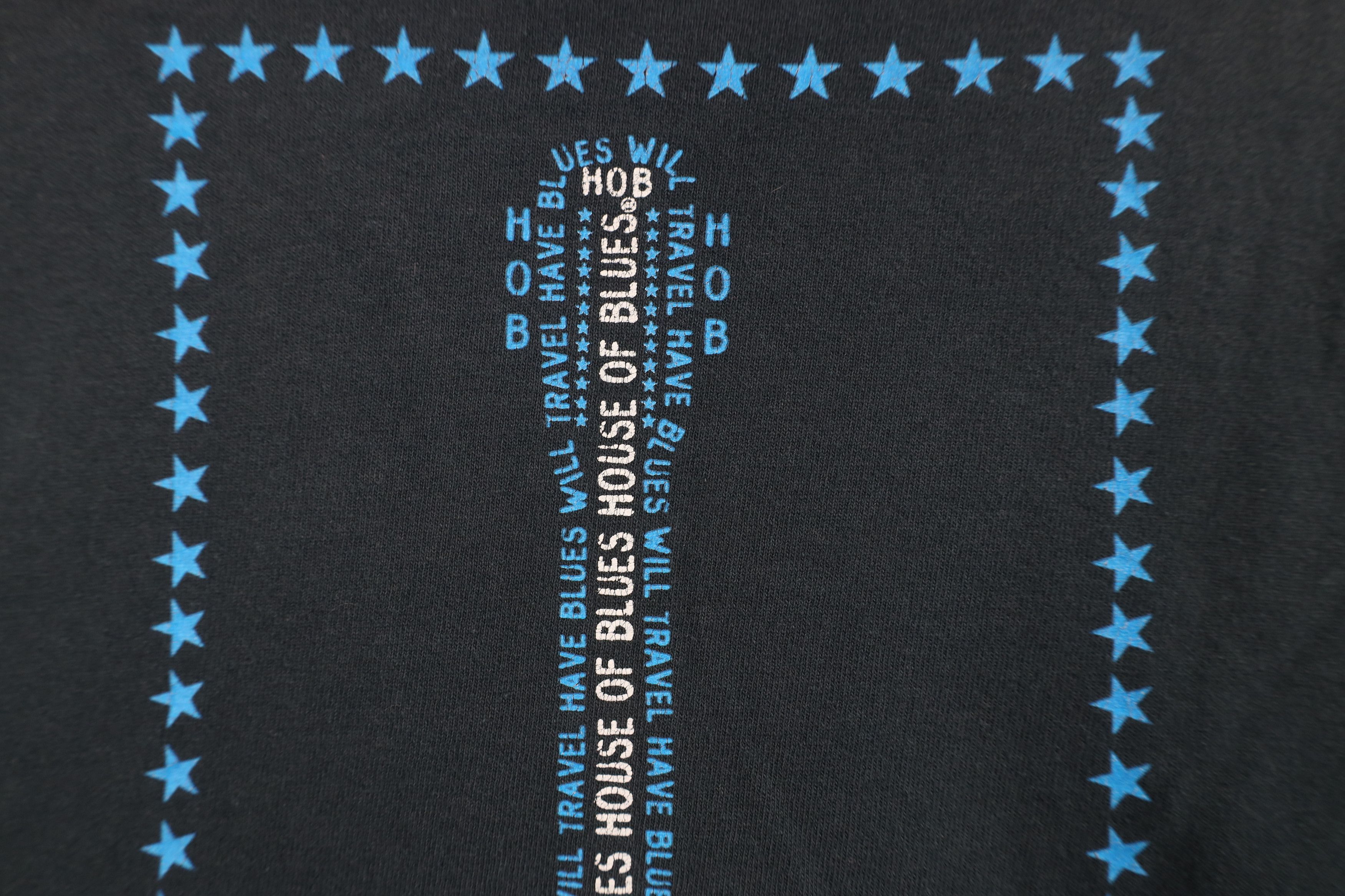 Vintage Vtg Y2K House of Blues Orlando Guitar Fire Heart T-Shirt Size US M / EU 48-50 / 2 - 10 Thumbnail