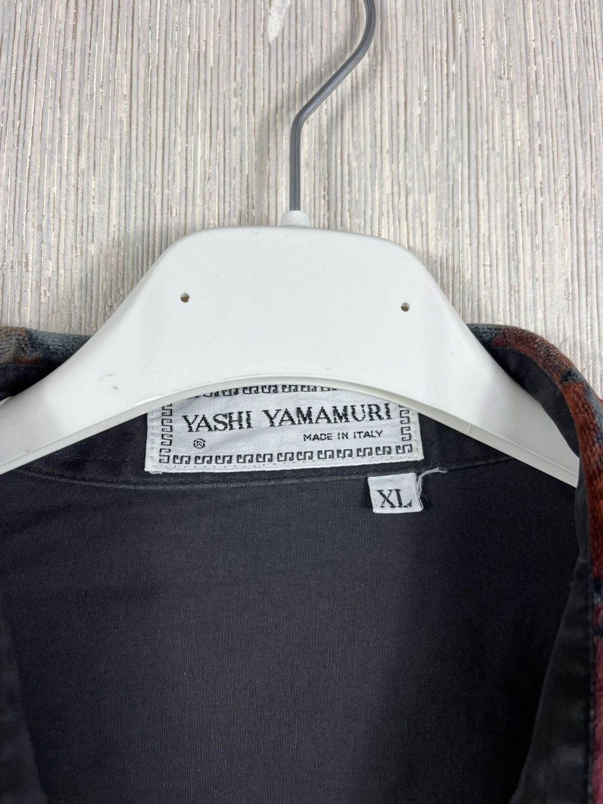 Designer × Vintage × Yashi Yamamuri Vintage Yashi Yamamuri velvet velour floral print art shirt Size US XL / EU 56 / 4 - 16 Thumbnail