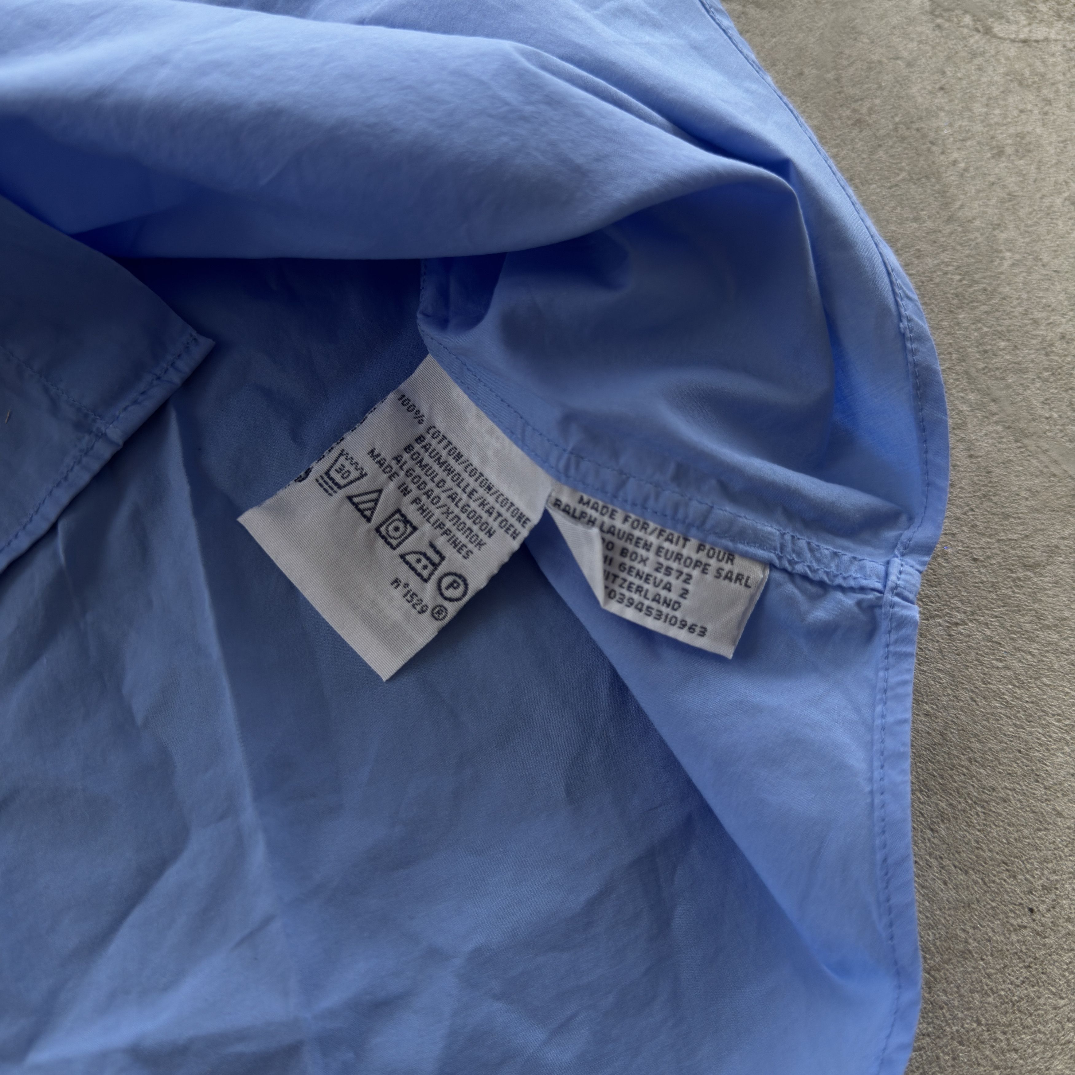 Polo Ralph Lauren Polo Ralph Lauren Blue Button Down Shirt Slim Fit Medium Size US M / EU 48-50 / 2 - 6 Thumbnail