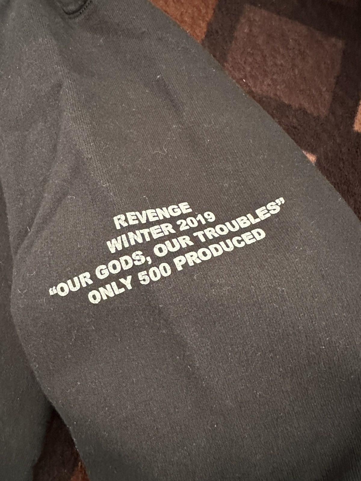 Revenge “Our gods, our troubles” revenge hoodie Size US S / EU 44-46 / 1 - 6 Thumbnail