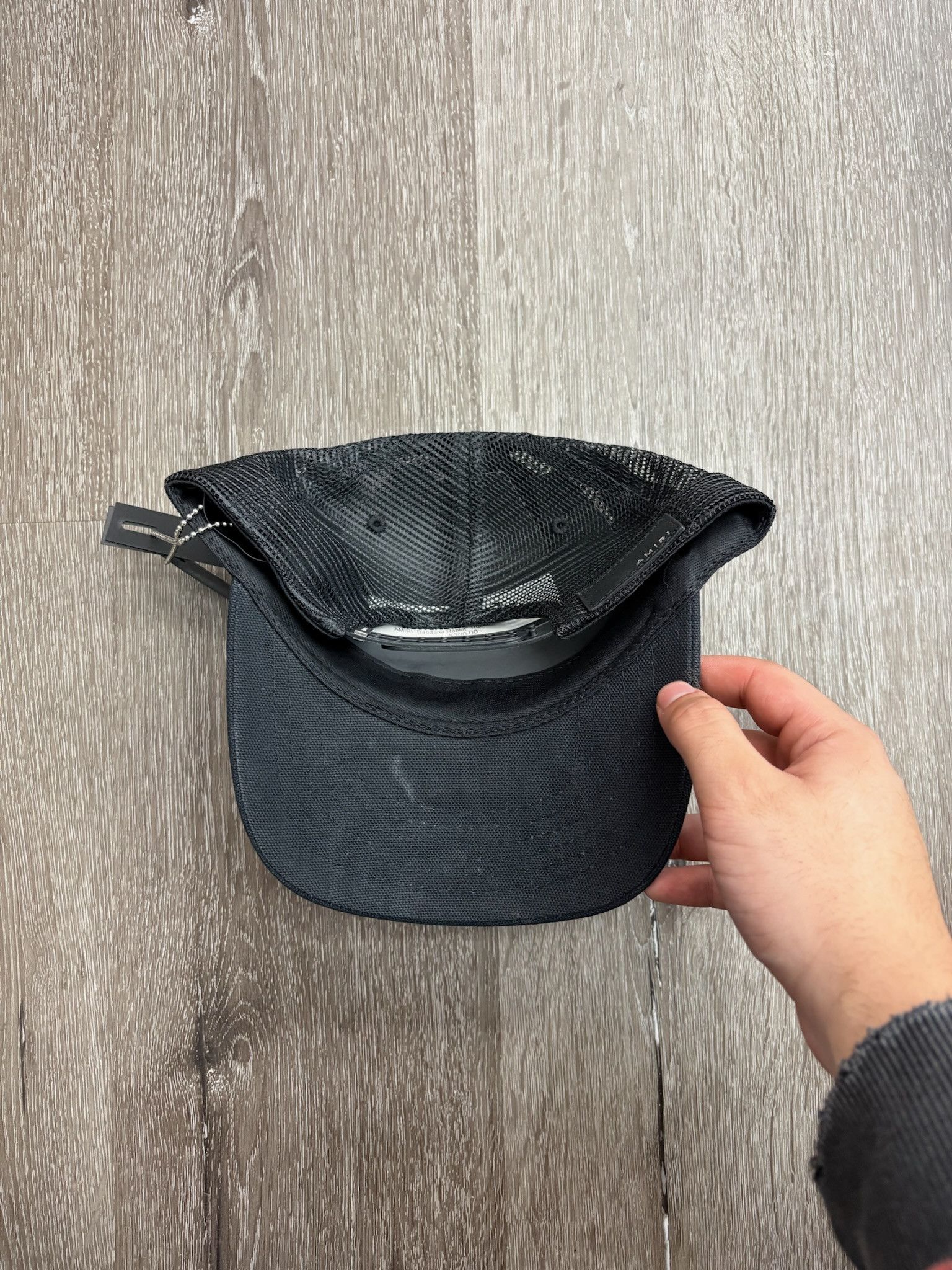 Amiri AMIRI "Bandana Rabbit" Trucker Cap (Black) Size ONE SIZE - 2 Thumbnail