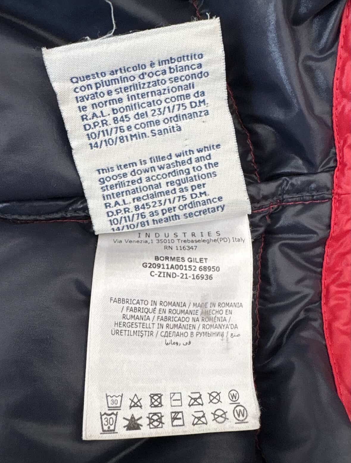 Moncler Red Moncler Vest Size US M / EU 48-50 / 2 - 7 Thumbnail