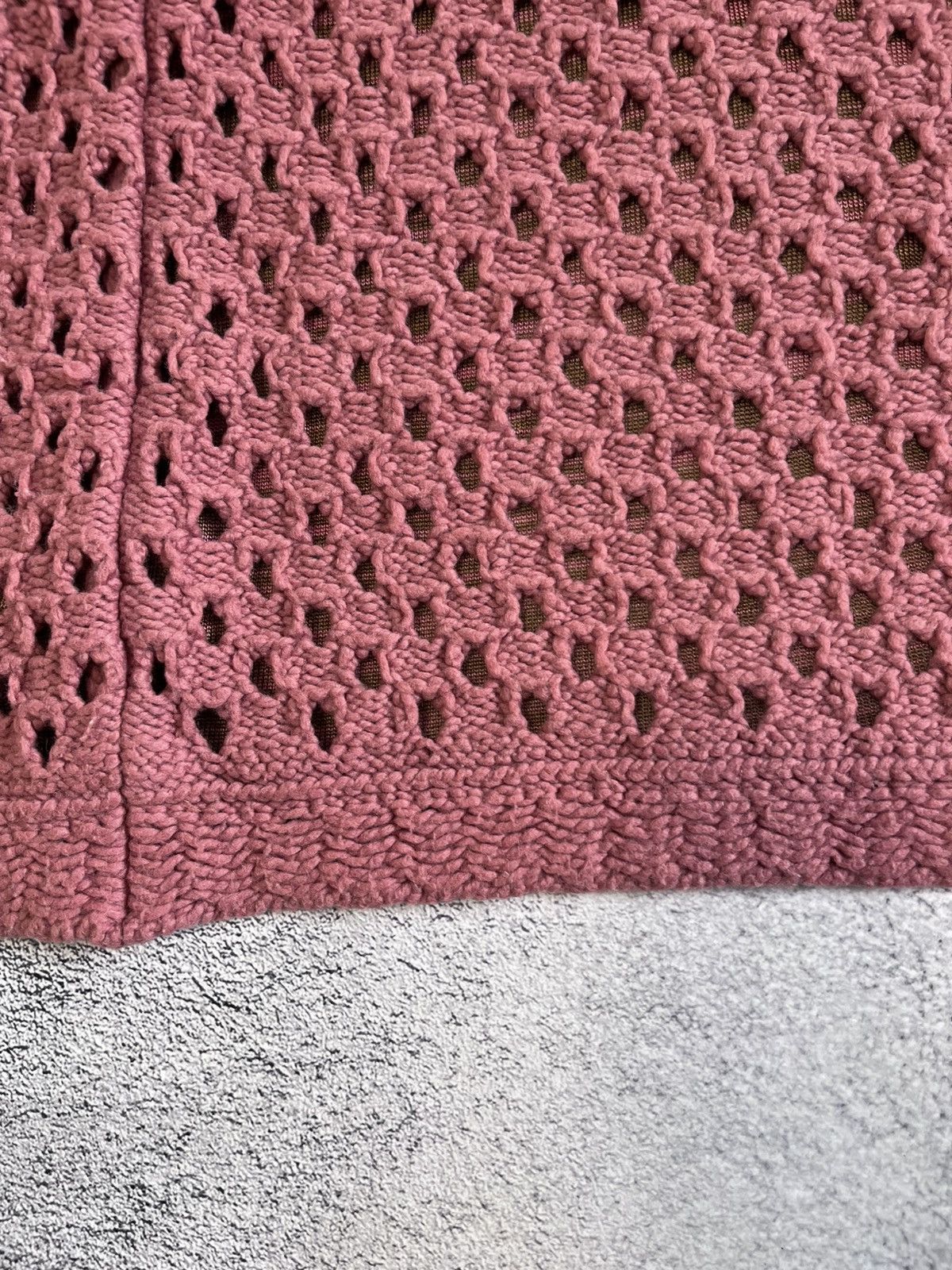 Missoni Missoni Pink Open Knit Cardigan Sweater Wool Cashmere Italy Size XS / US 0-2 / IT 36-38 - 13 Thumbnail