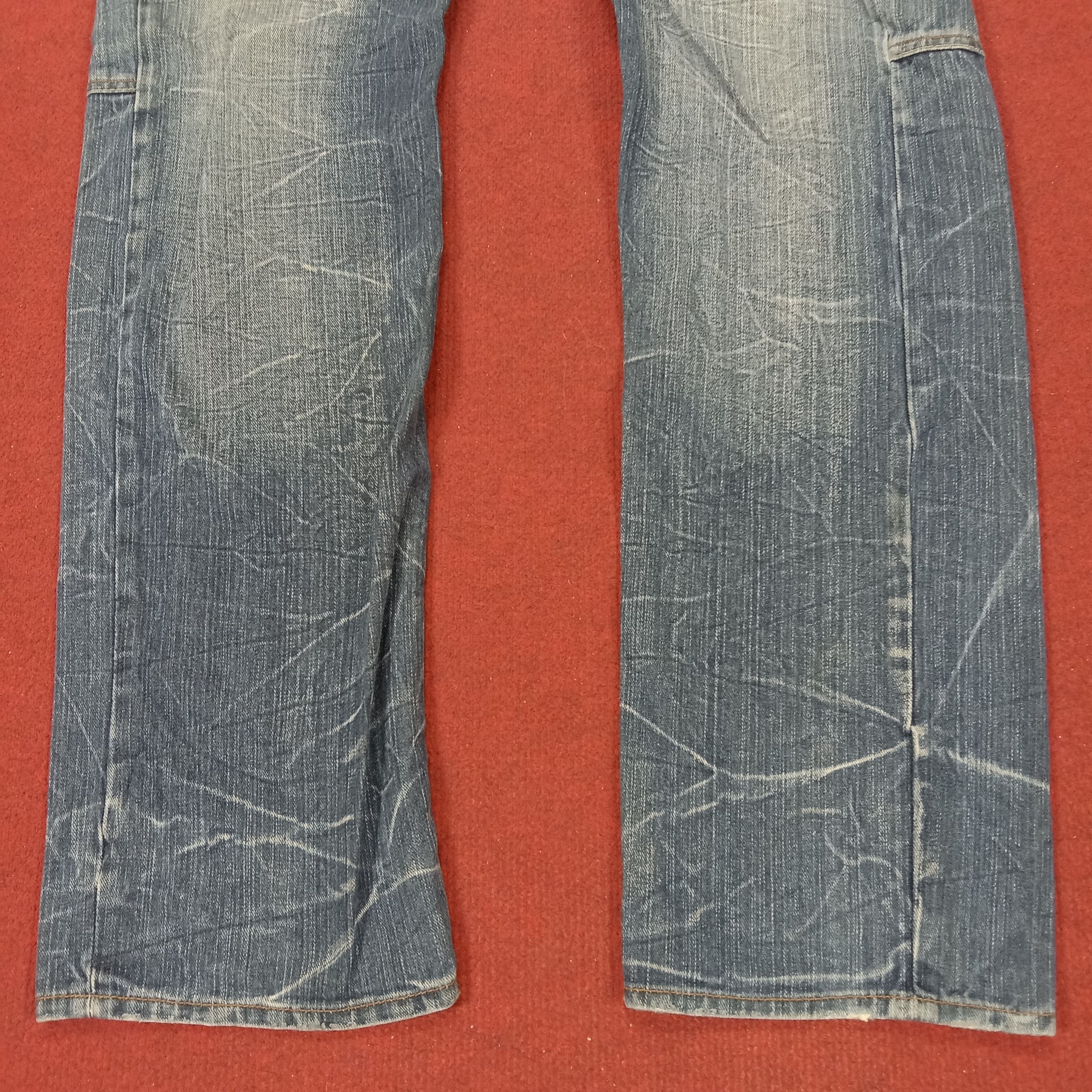 Vintage Dominate Handcrafted Jeans Double Waist Style Jeans Fashion Size US 34 / EU 50 - 6 Thumbnail