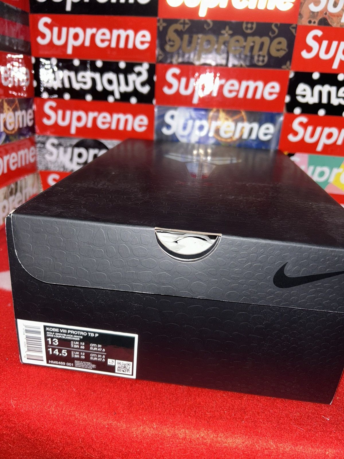 Nike Nike Kobe 8 Protro TB Wolf Grey Black HM6469-001 size 13 NEW Size US 13 / EU 46 - 12 Thumbnail