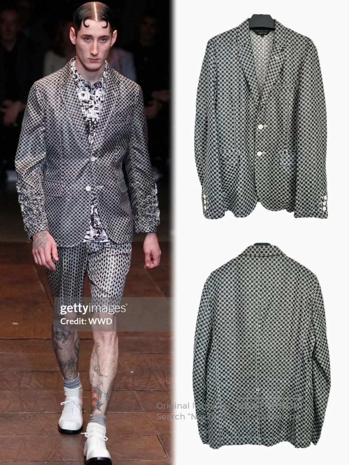 Comme des Garcons COMME des GARCONS 2012SS Lock Button Blazer. Size US S / EU 44-46 / 1 - 1 Thumbnail