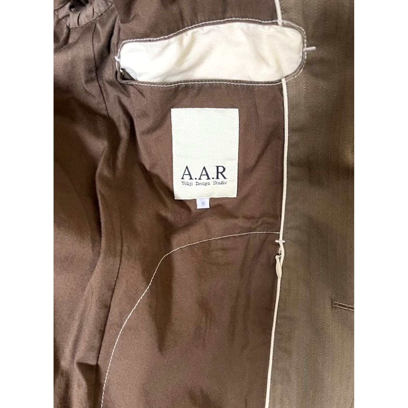 Yohji Yamamoto Yohji Yamamoto Mens Striped Cotton Tailored Jacket - Size M Used Size US M / EU 48-50 / 2 - 4 Thumbnail