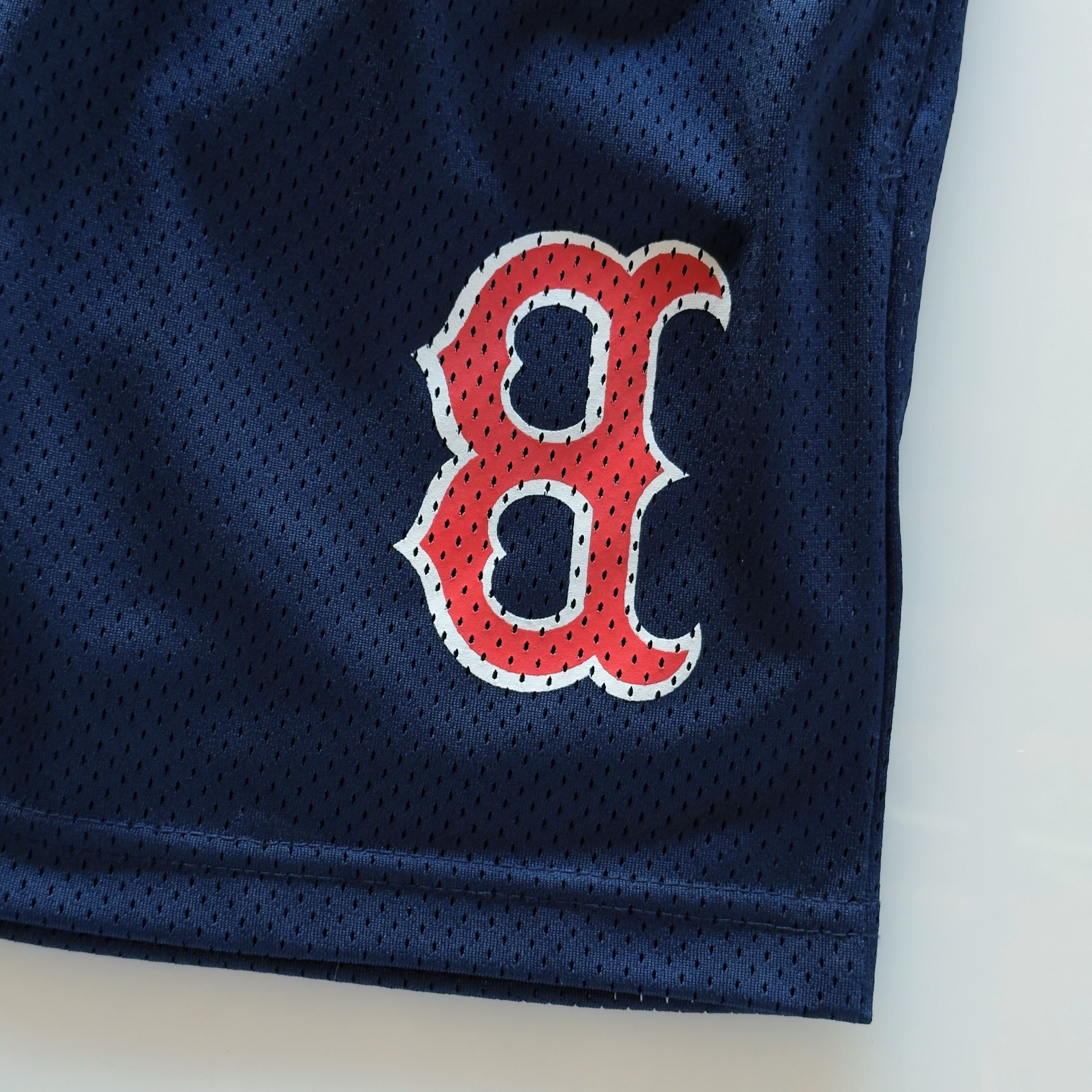 HMDD HMDD Boston Red Sox Mesh Shorts (Size Small) Size US 30 / EU 46 - 3 Thumbnail