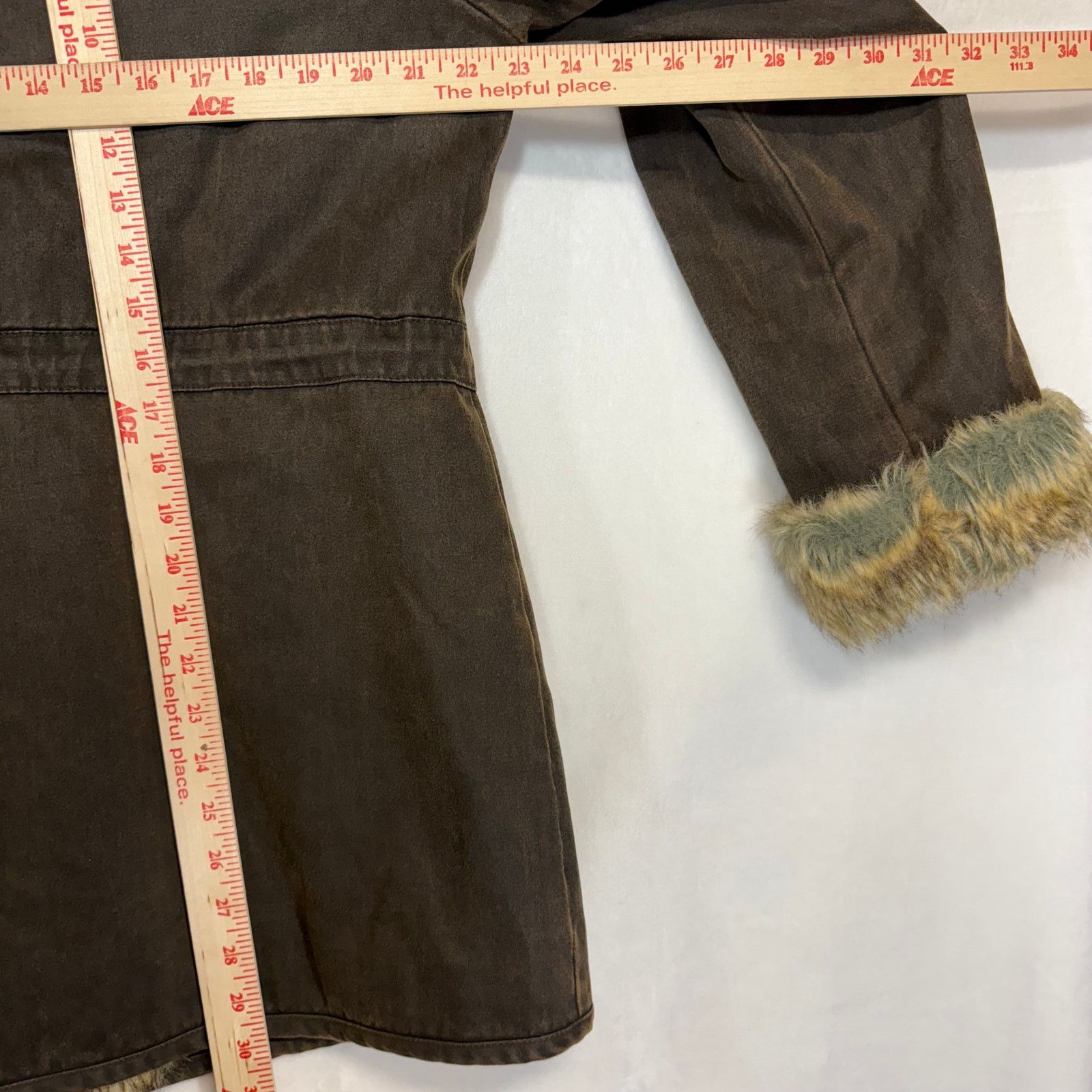 Other Sundance Large Coat Brown Faux Fur Barn Coat Boho Winter Y2K Size L / US 10 / IT 46 - 9 Thumbnail