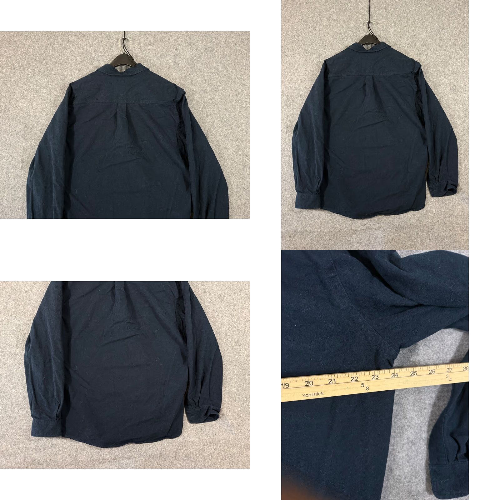 Vintage Woolrich Shirt Mens L Navy Blue Chamois Flannel Button Up Western Long Sleeve Pockets Regular Fit Casual Outdoor Western 100% Cotton Size US L / EU 52-54 / 3 - 8 Thumbnail
