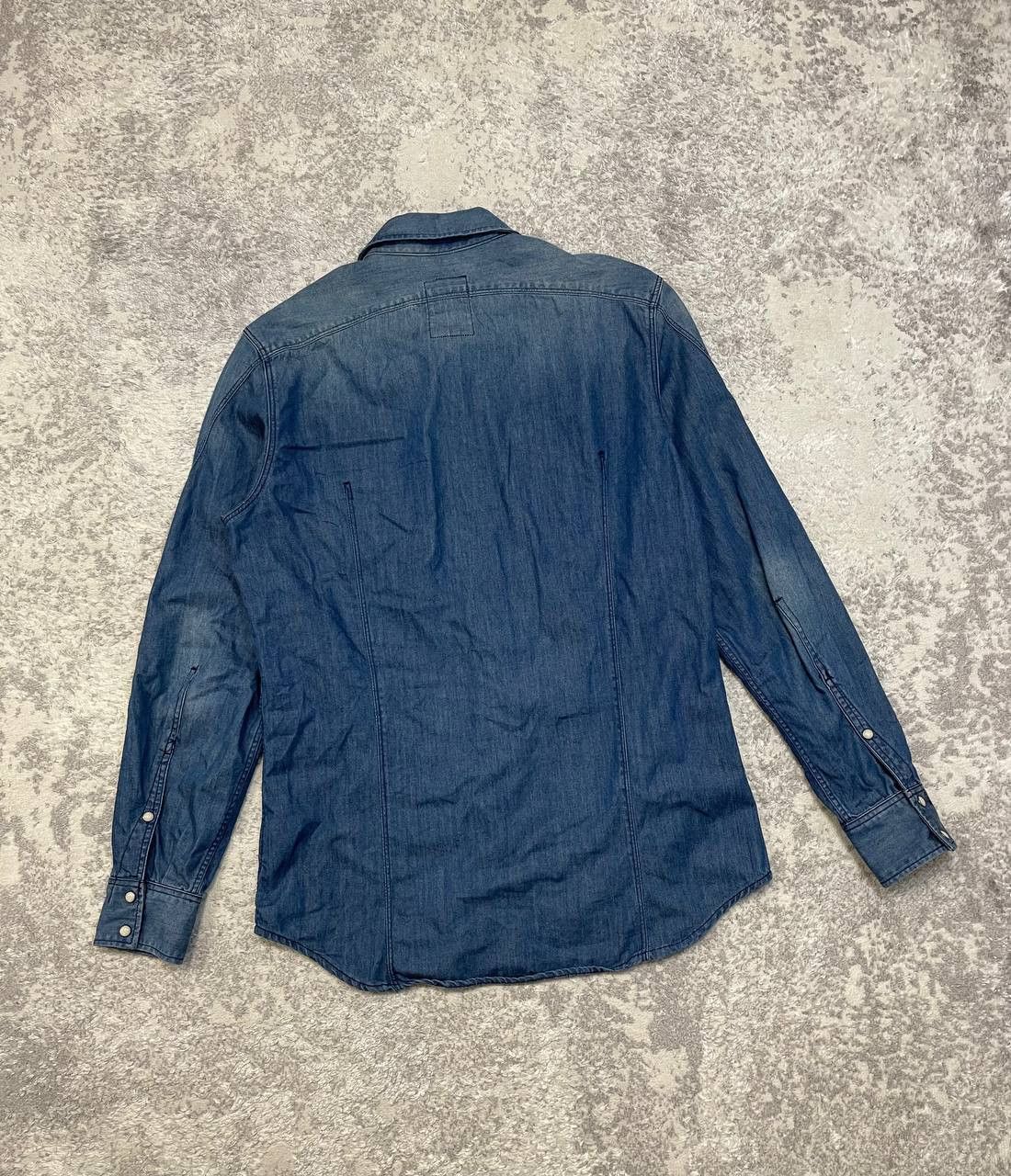 G-Star G-STAR Uomo ARC 3D Denim Camicia Casual A Maniche Lunghe L Size US L / EU 52-54 / 3 - 5 Thumbnail