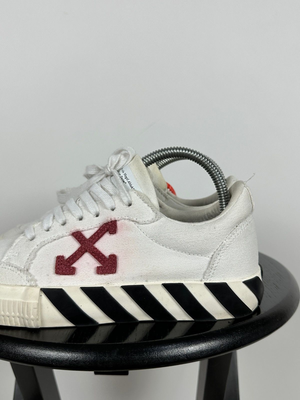 Off-White Off-White Vulcanized Virgil Abloh Low Top Sneakers Size US 8 / IT 38 - 12 Thumbnail