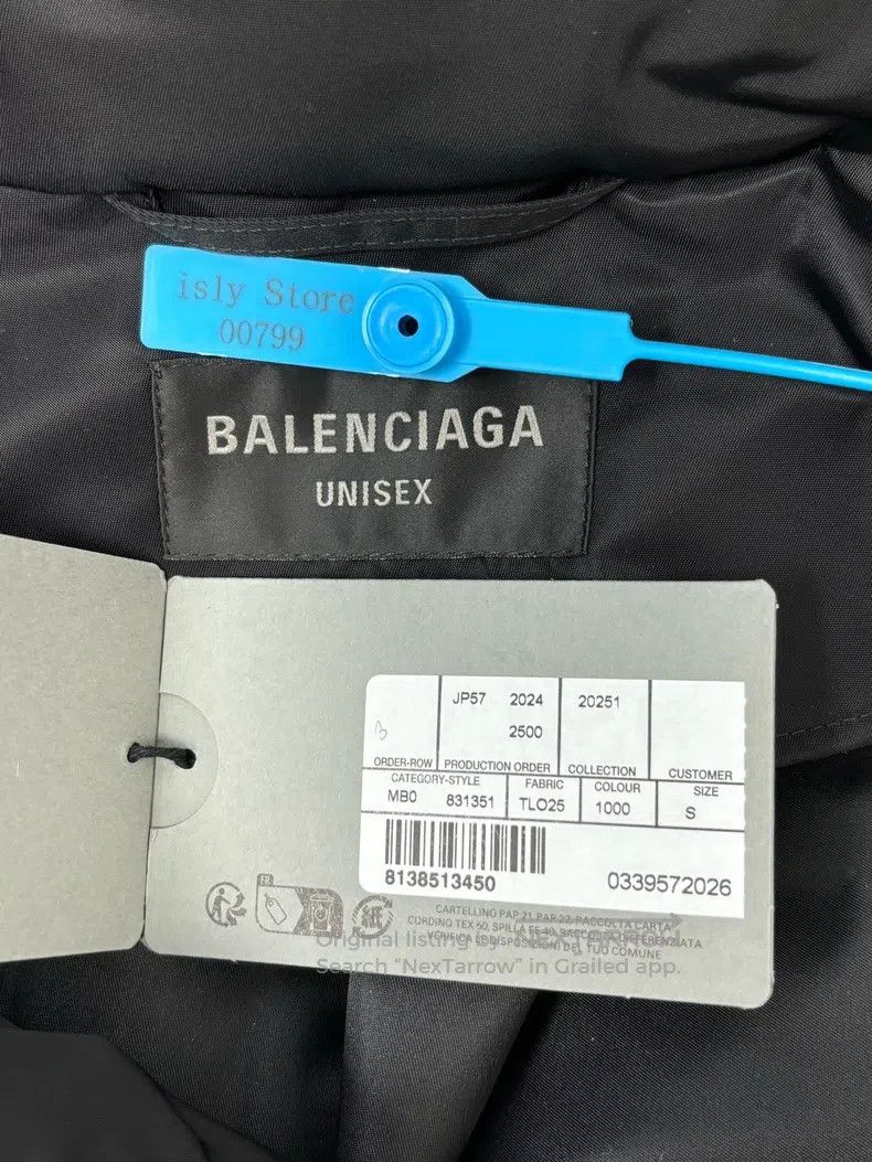 Balenciaga Balenciaga Pink Tape Hooded Windbreaker Jacket Size US S / EU 44-46 / 1 - 4 Thumbnail