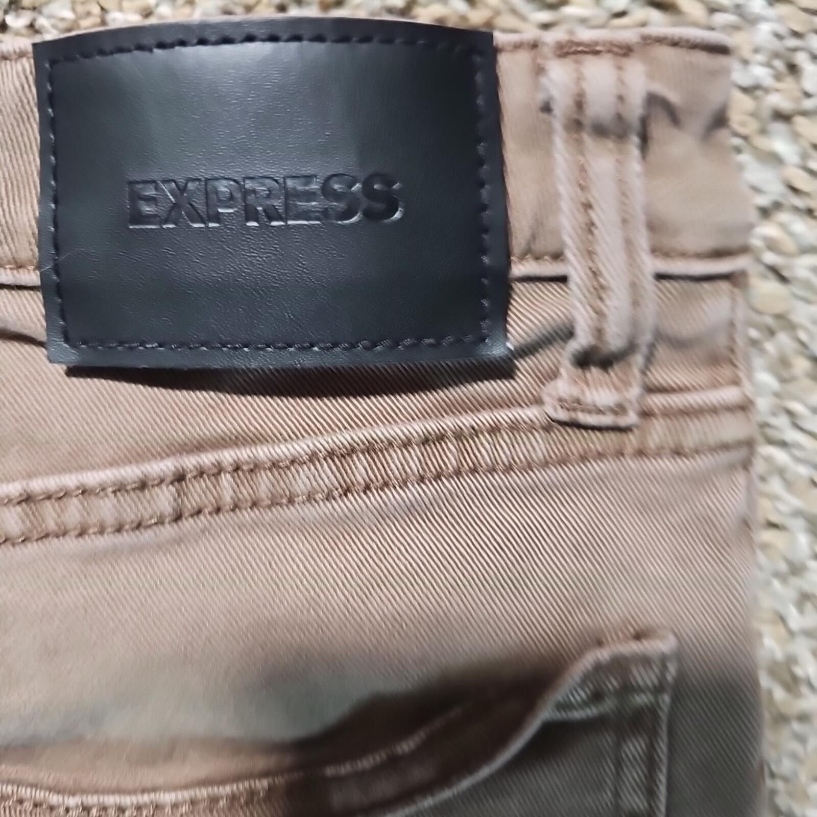 Express Express Brown Jeans 32x30 Size US 32 / EU 48 - 7 Thumbnail