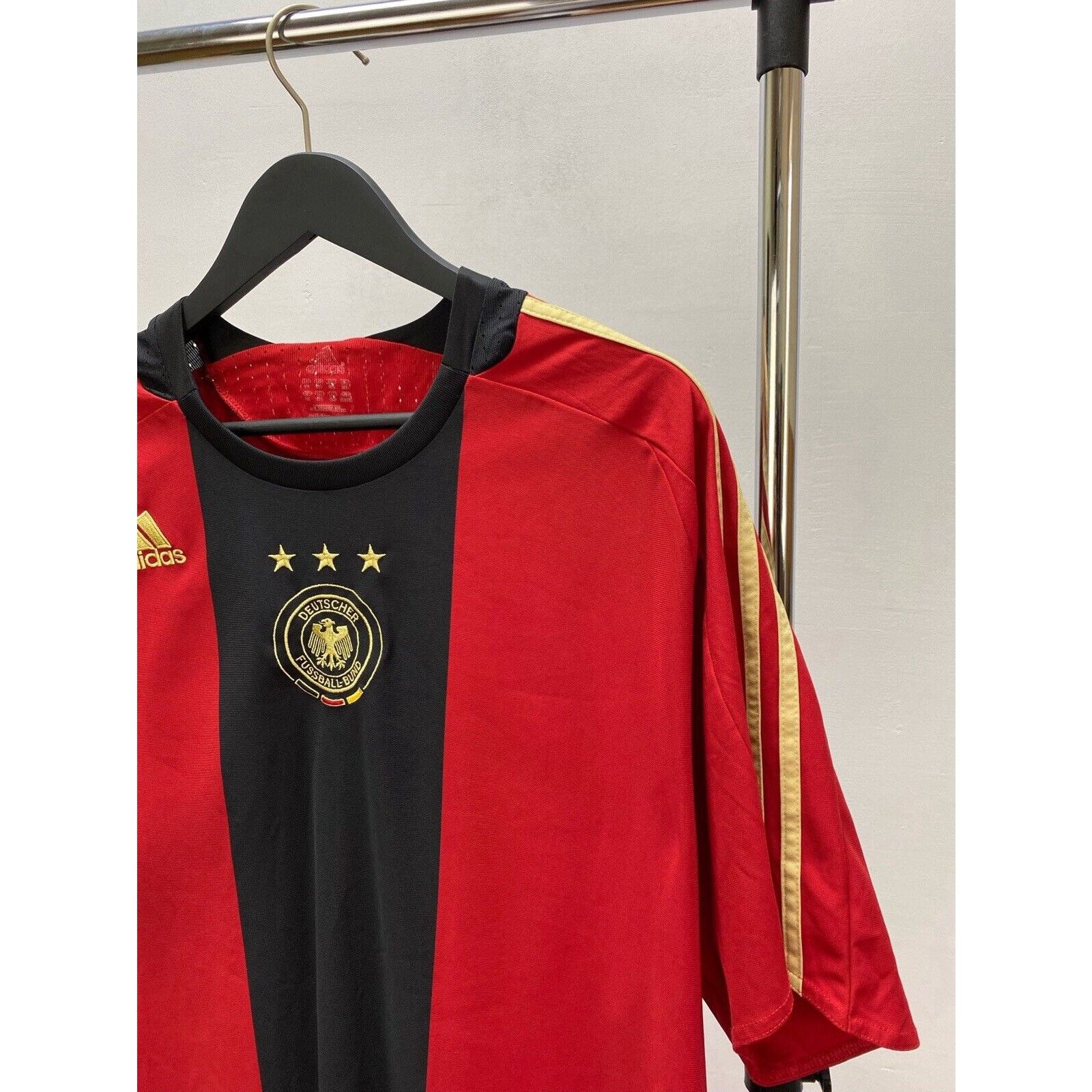 Adidas × Vintage Vintage Germany National 2008 Y2k Blokecore Football Shirt Size US XL / EU 56 / 4 - 7 Thumbnail