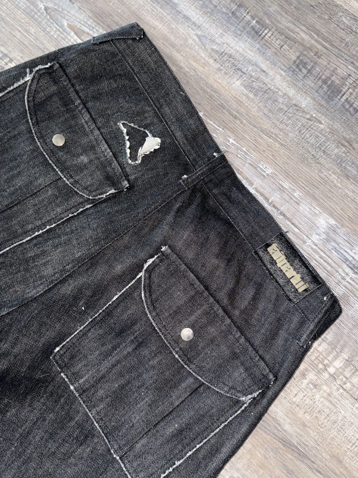 Other Fait Par Lui SS2023 Denim Cargo Pants Size US 36 / EU 52 - 4 Thumbnail