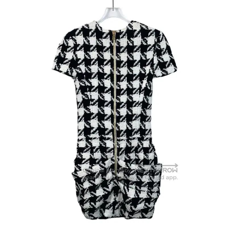 Balmain Balmain Black Cotton Dress Size XS . Size XS / US 0-2 / IT 36-38 - 2 Thumbnail