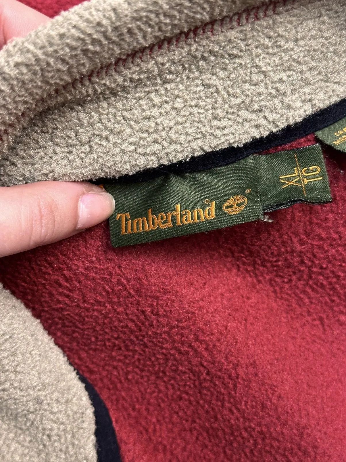Diesel Red Fleece Zip Jacket Timberland Vintage Outdoor Y2K Look Size US XL / EU 56 / 4 - 11 Thumbnail