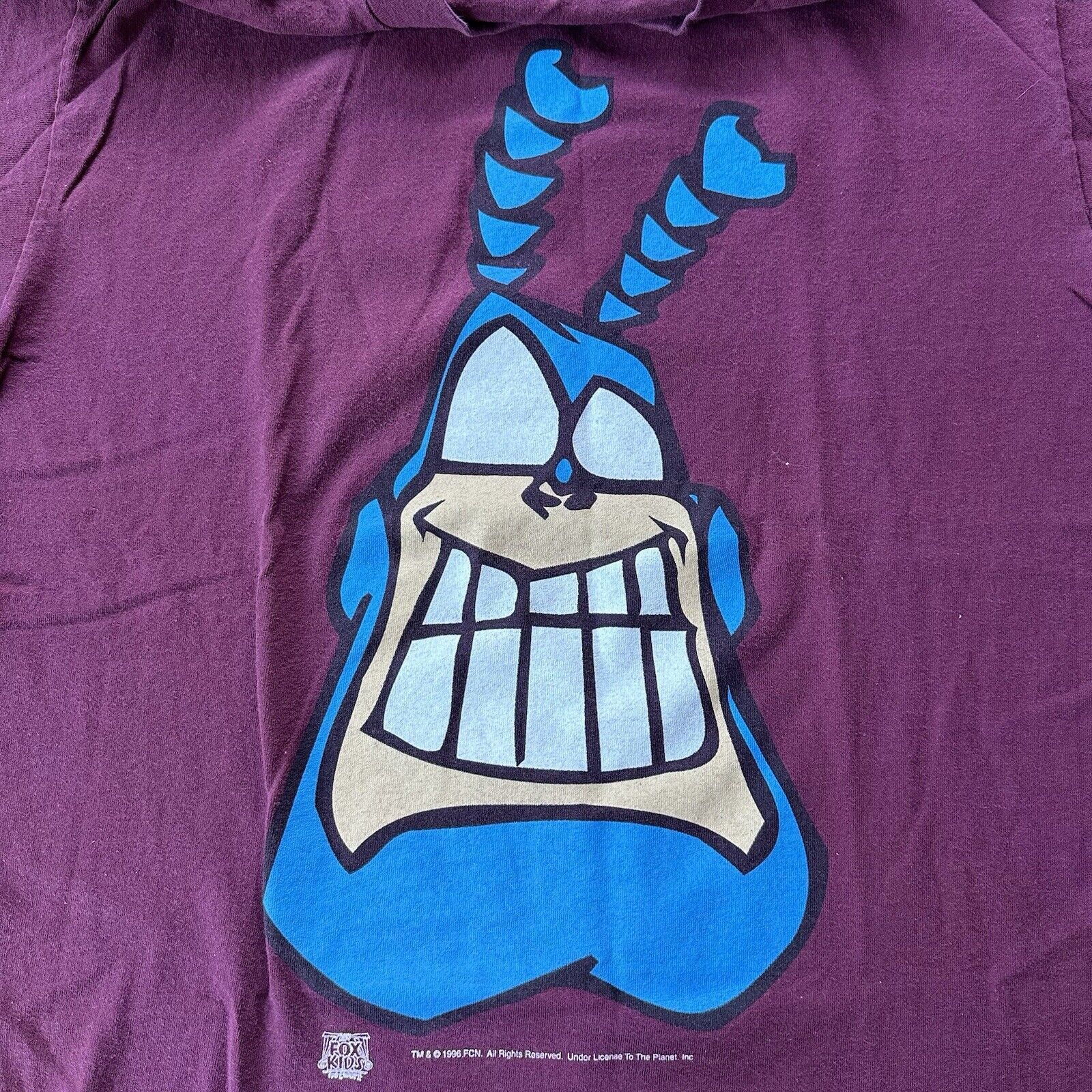 Fox Racing × Vintage Vintage 1993 The Tick Cartoon Promo T-Shirt Fox Kids Network Size US L / EU 52-54 / 3 - 3 Thumbnail