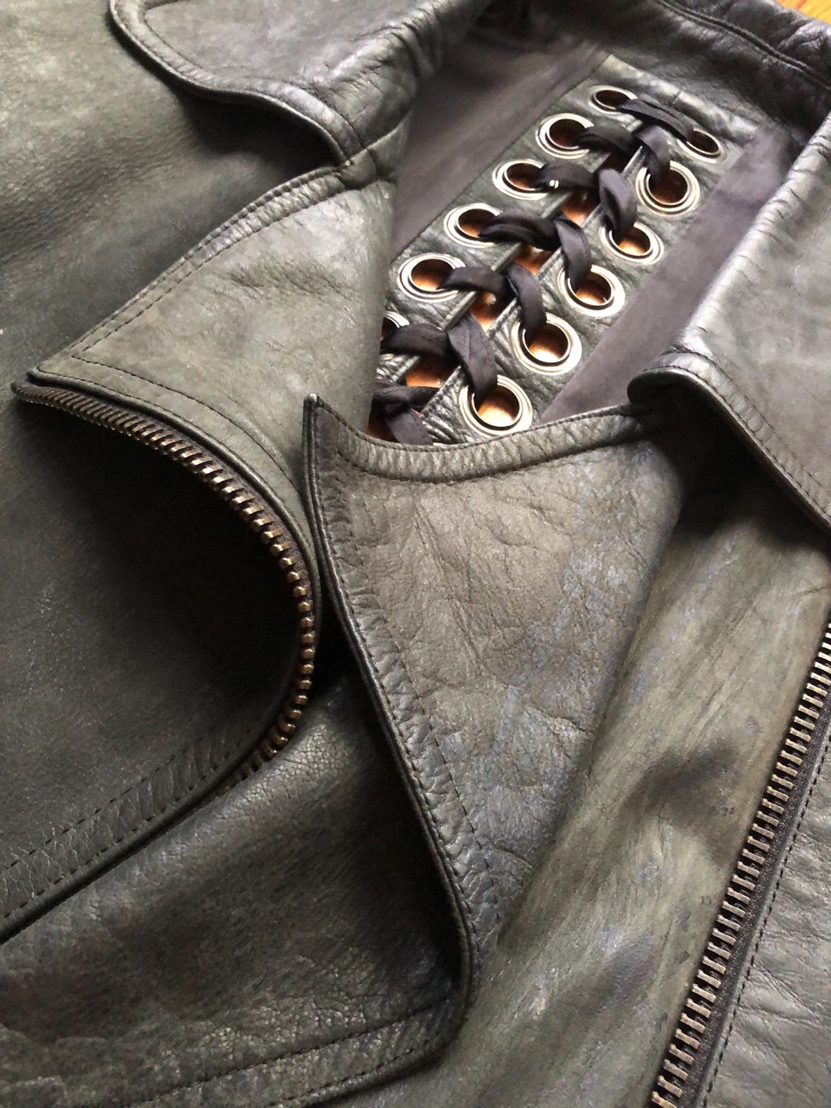 Other Very Rare Heavy Duty Lace Up Motorcycle Jacket Size M / US 6-8 / IT 42-44 - 18 Thumbnail