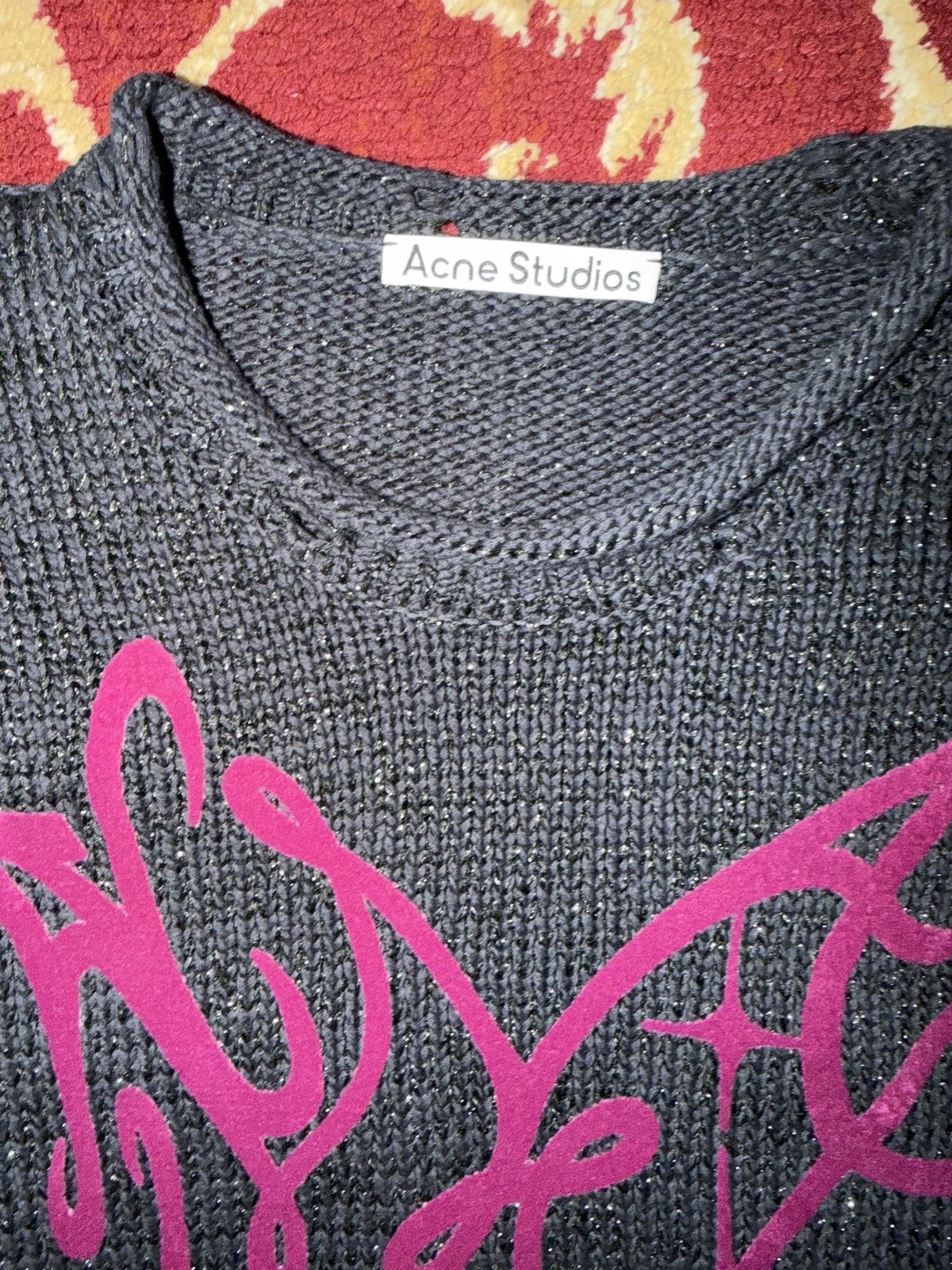 Acne Studios Acne Studios printed jumper multi color Size US S / EU 44-46 / 1 - 3 Thumbnail