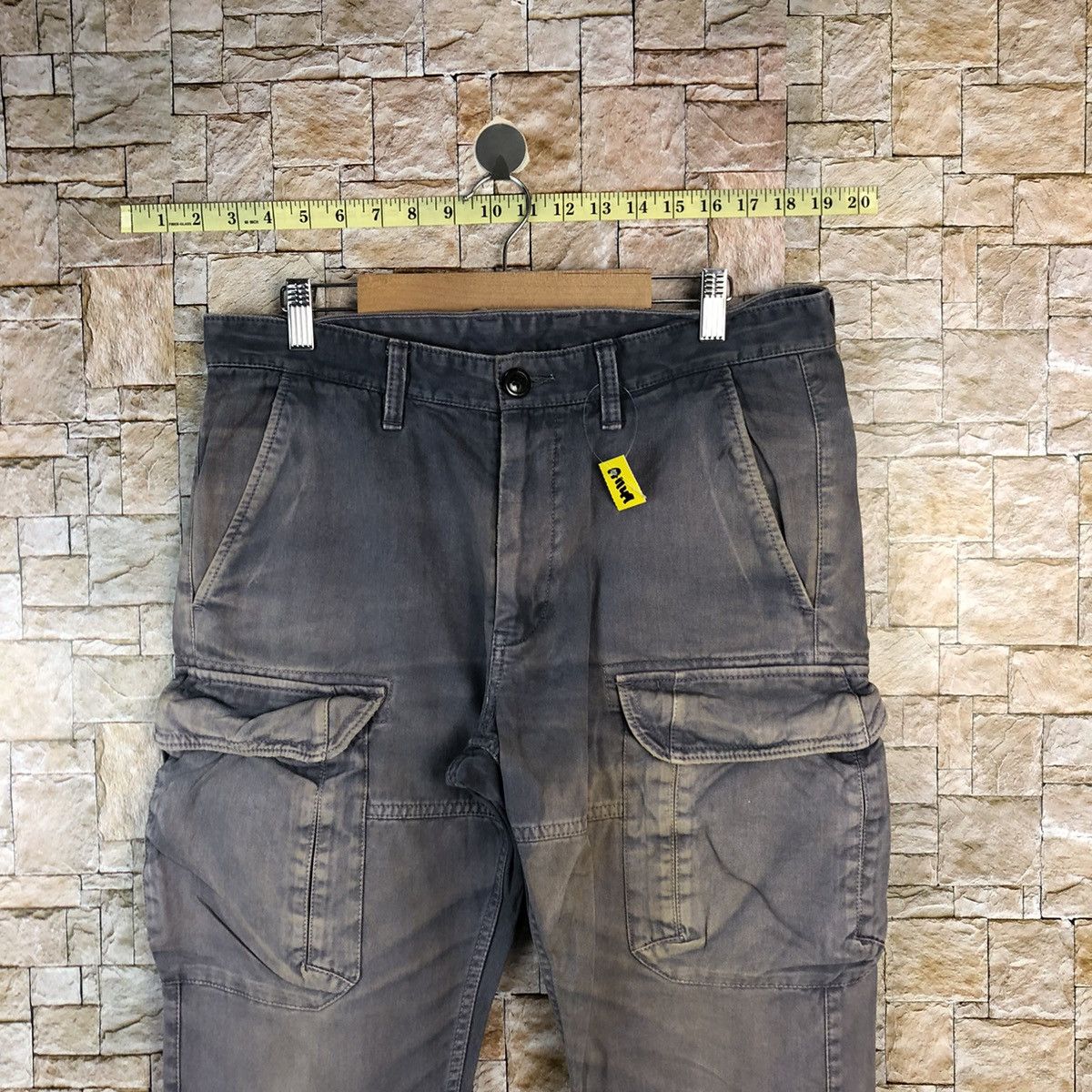 Armani Exchange Armani Exchange Blue Cargo utility Multipocket Pants #A1149 Size US 32 / EU 48 - 4 Thumbnail