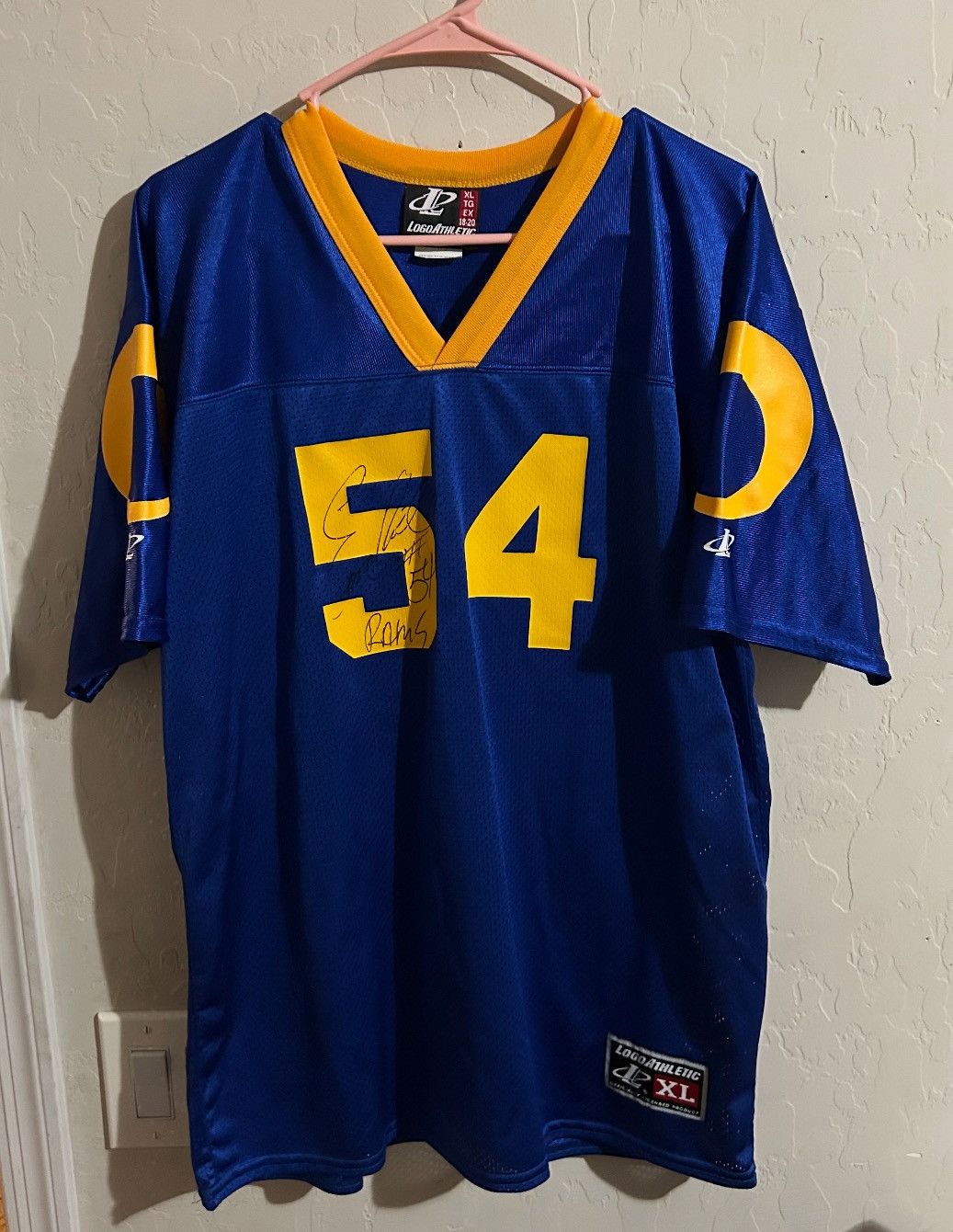 Logo Athletic × NFL × Vintage Vintage NFL Logo Athletic LA Rams Jersey XL Size US XL / EU 56 / 4 - 1 Thumbnail