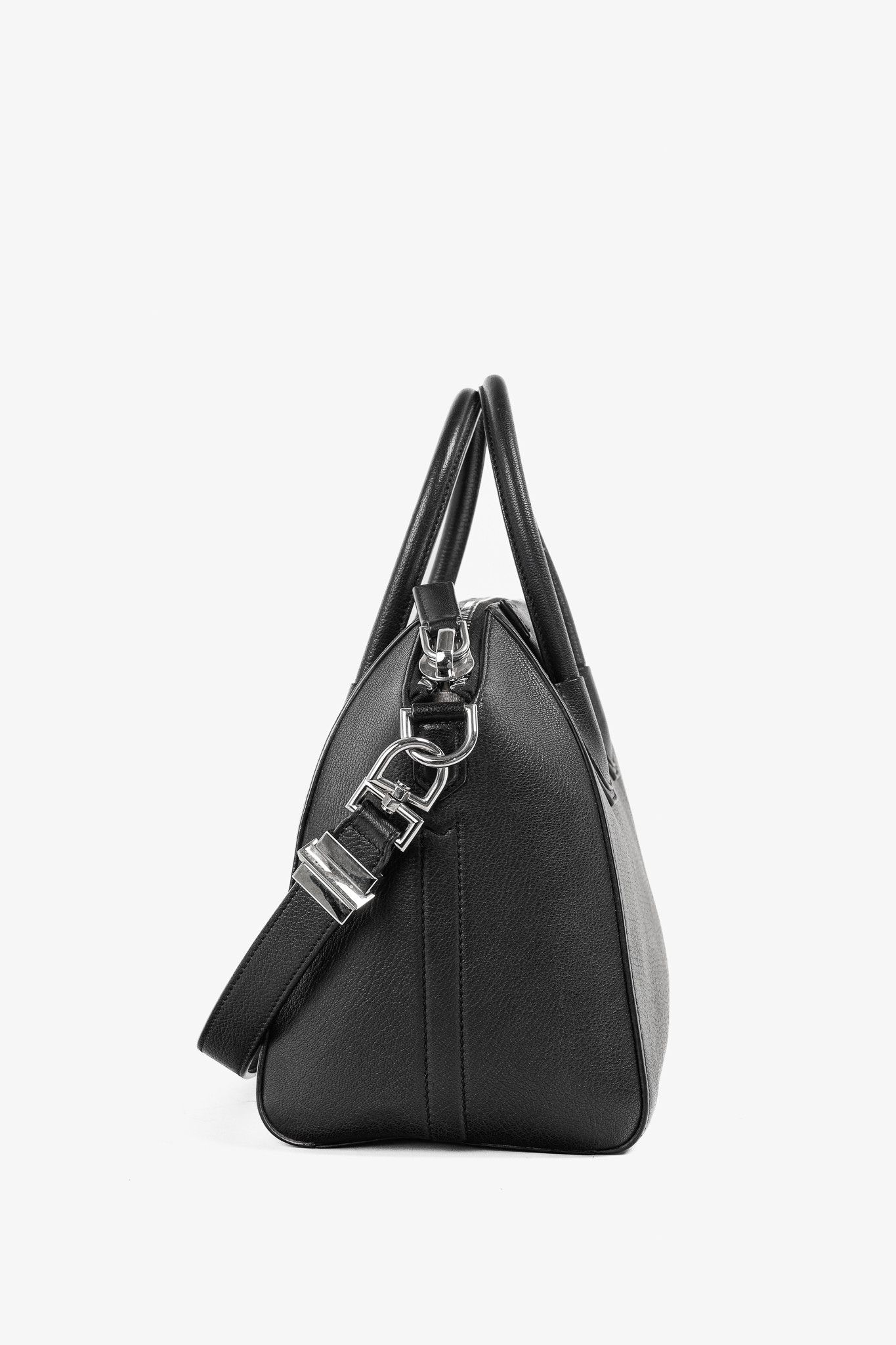 Givenchy Givenchy Antigona Small Black Leather Tote Bag Size ONE SIZE - 3 Thumbnail