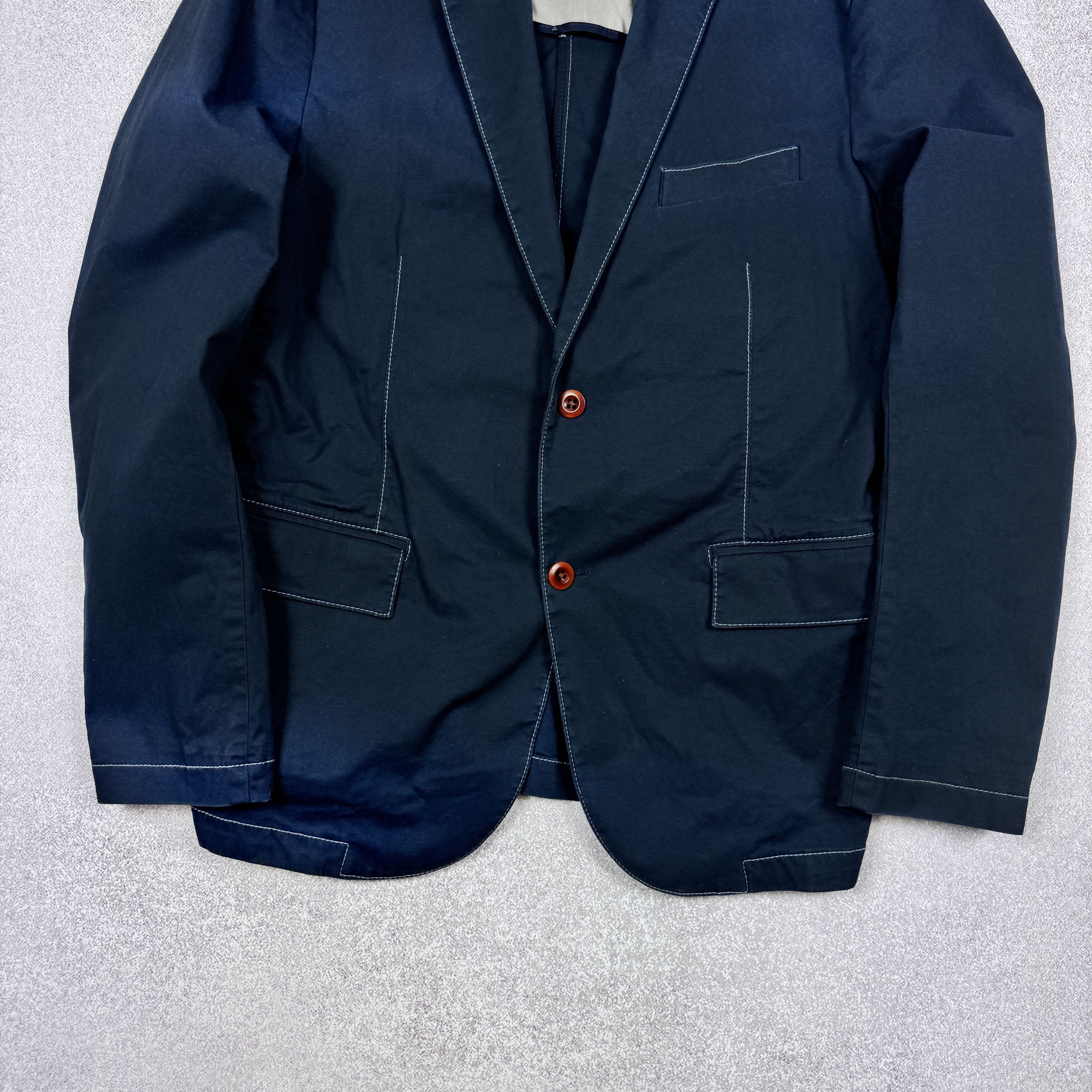 Hugo Boss Men`s HUGO BOSS BENESTRECH-W BLUE SLIM FIT BLAZER SIZE 52/42 Size 42R - 6 Thumbnail