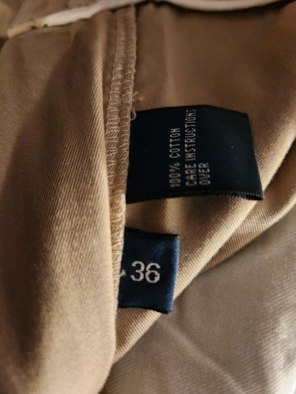 Polo Ralph Lauren polo Ralph Lauren mens khaki 100%cotton flat front shorts 36 Size US 36 / EU 52 - 4 Thumbnail