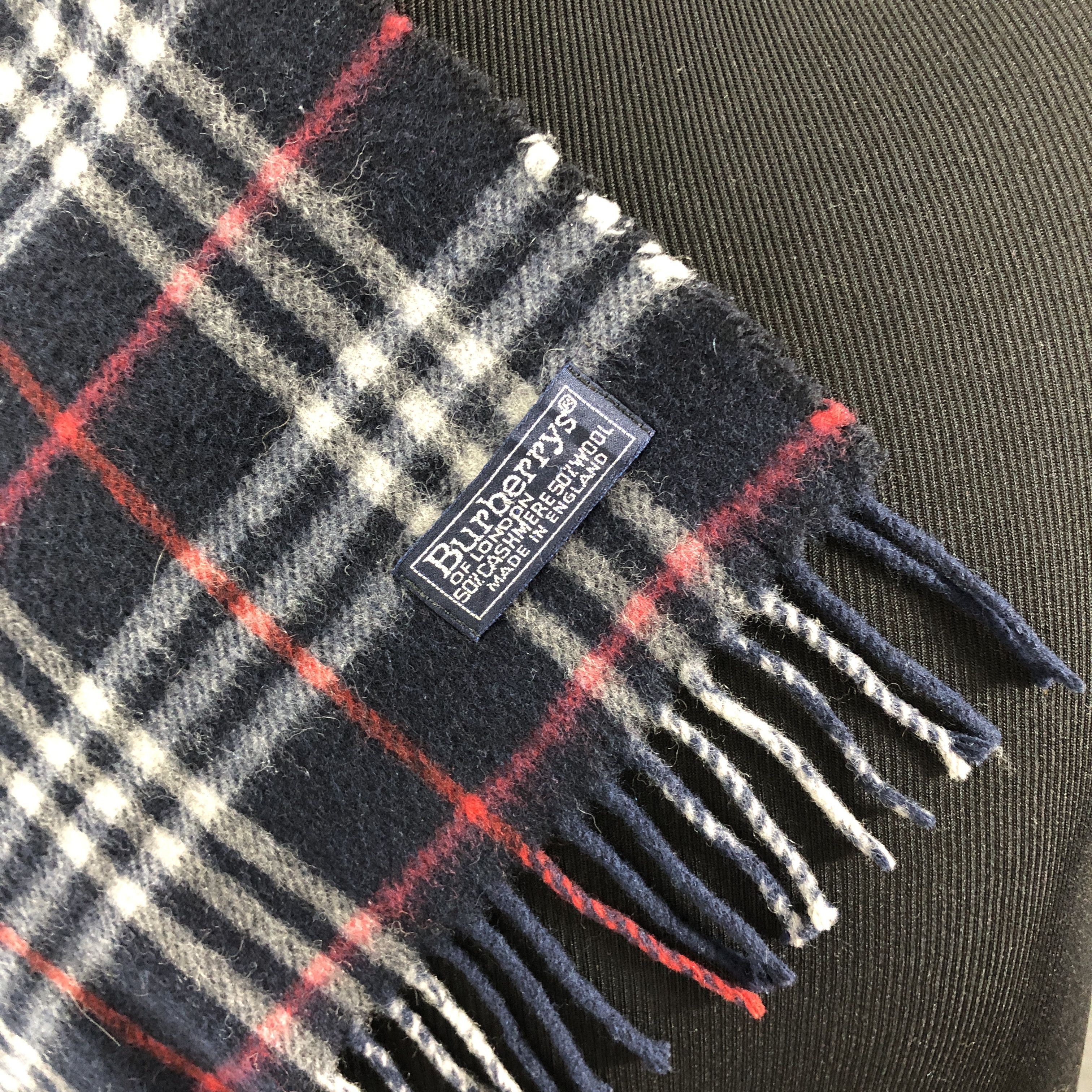 Burberry × Vintage Vintage Burberry Scarf Muffler MF049 Size ONE SIZE - 3 Thumbnail