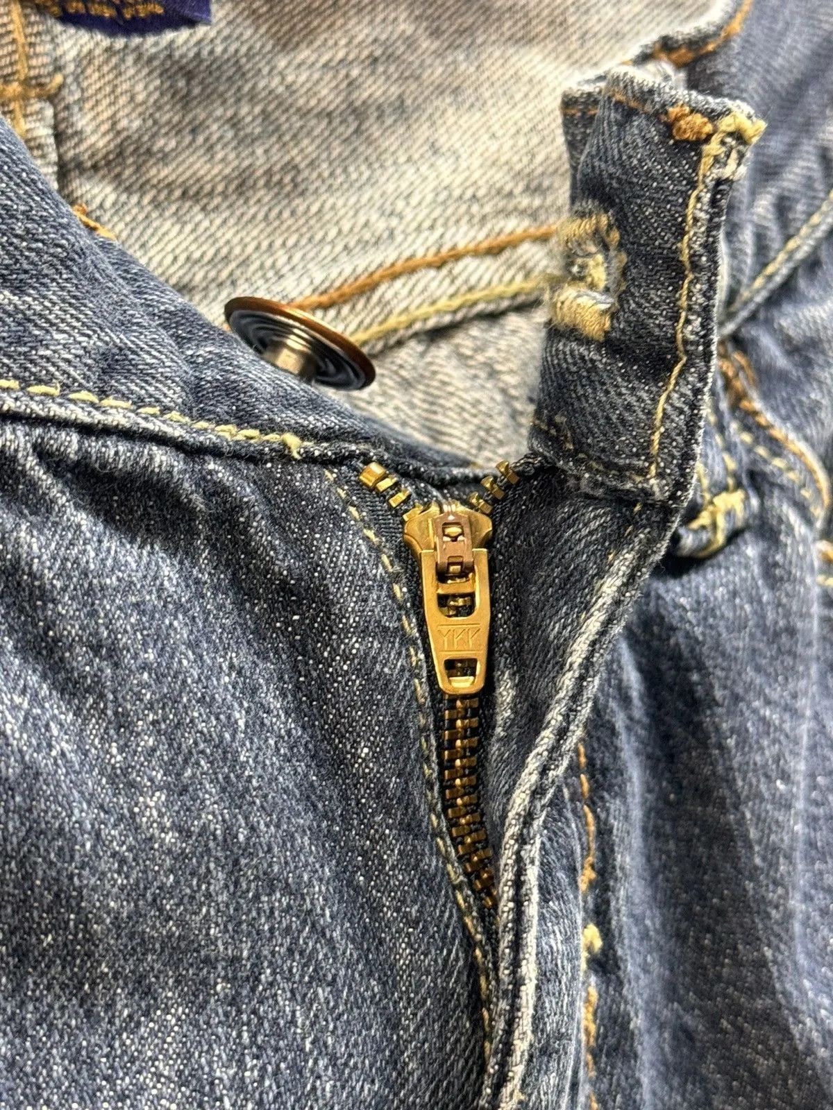 Polo Ralph Lauren 👉 Vintage Polo Ralph Lauren Jeans Denim Baggy Pants Armani Size US 32 / EU 48 - 12 Thumbnail