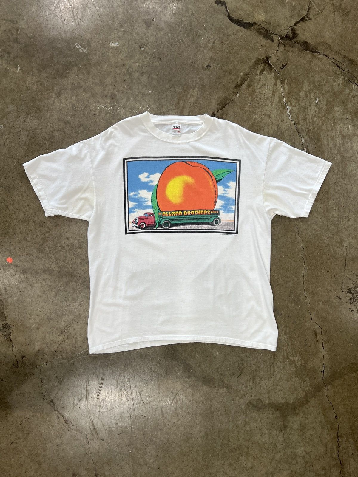 Band Tees Vintage 1995 Allman Brothers Peach for Peace Eat a Peach XL Size US XL / EU 56 / 4 - 2 Thumbnail