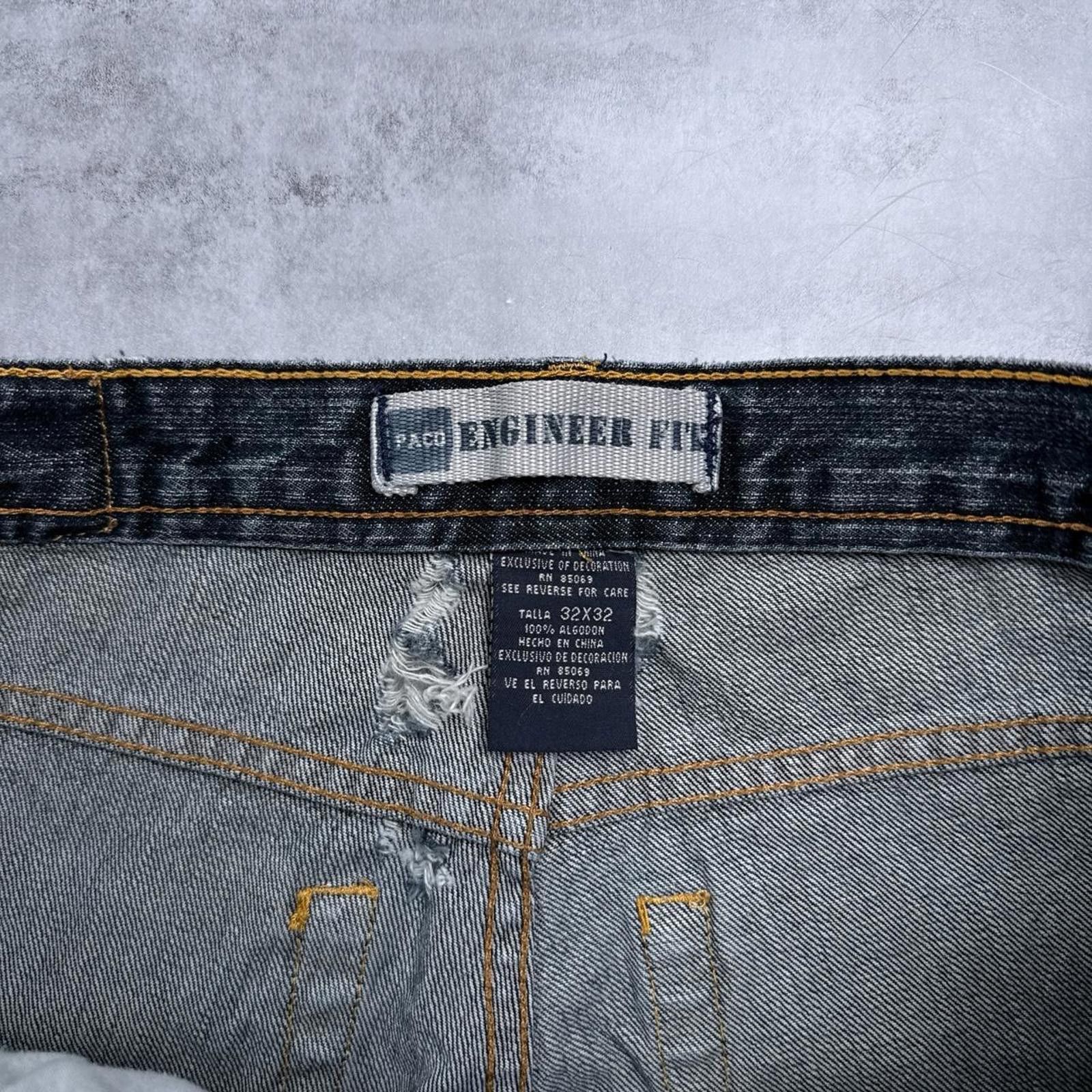 Pacsun Y2K Paco Jeans Engineer Fit 00s Denim navy shorts Size 24" / US 00 / IT 34 - 3 Thumbnail