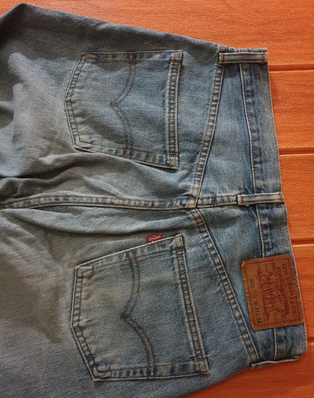 Levi's 💥Vintage Levis big E 502 Salvedge J22 denim pant Size US 30 / EU 46 - 12 Thumbnail