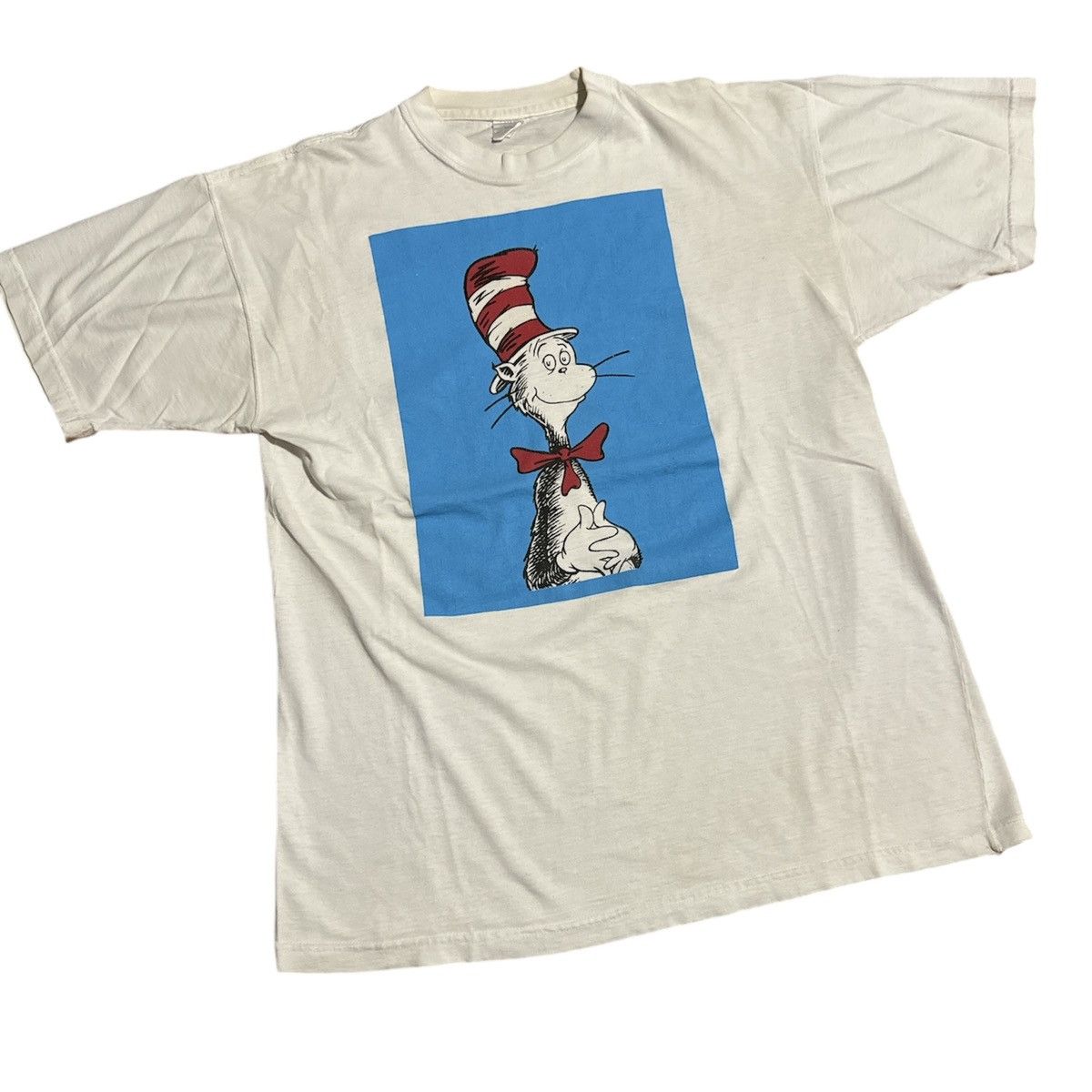 Vintage Vintage Cat in the Hat Photo Tee w/ Thing 1 & 2 Size US M / EU 48-50 / 2 - 1 Thumbnail