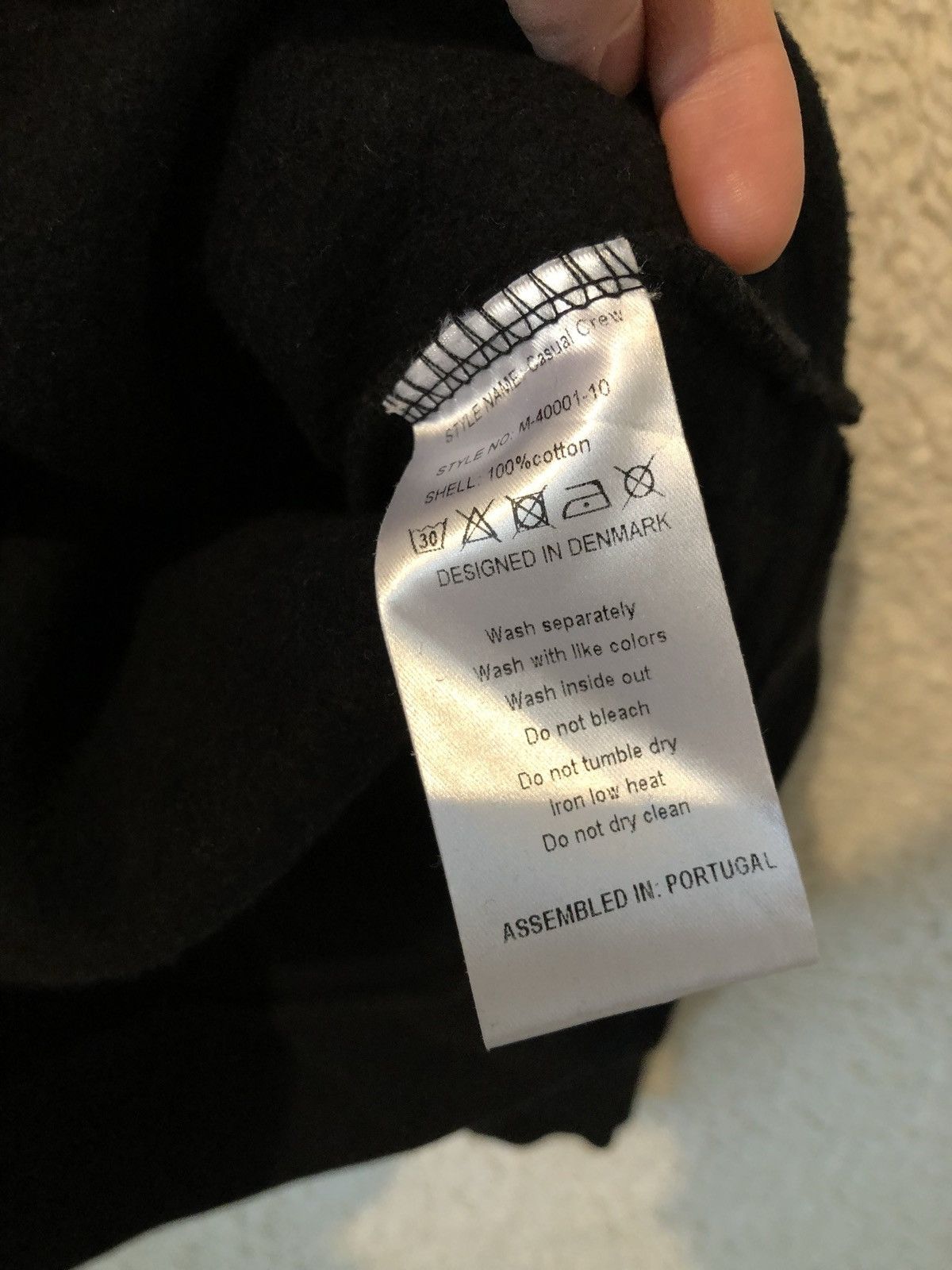 Han Kjobenhavn Sweatshirt Han Kjobenhavn Black 100% Cotton Size US L / EU 52-54 / 3 - 3 Thumbnail