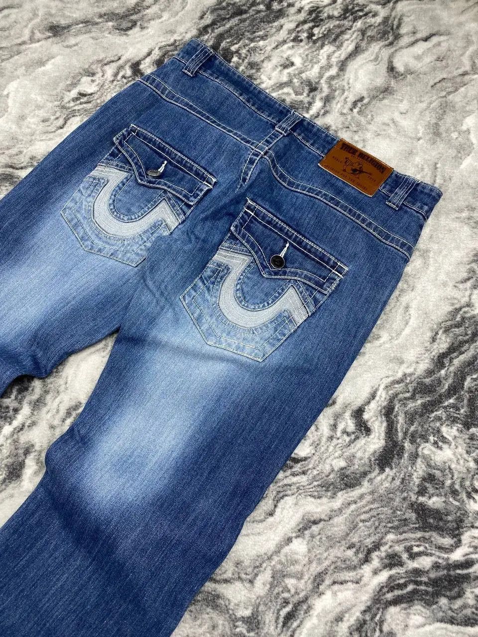 True Religion Vintage True Religion Baggy Denim Jeans Y2K 90s Size US 34 / EU 50 - 7 Thumbnail