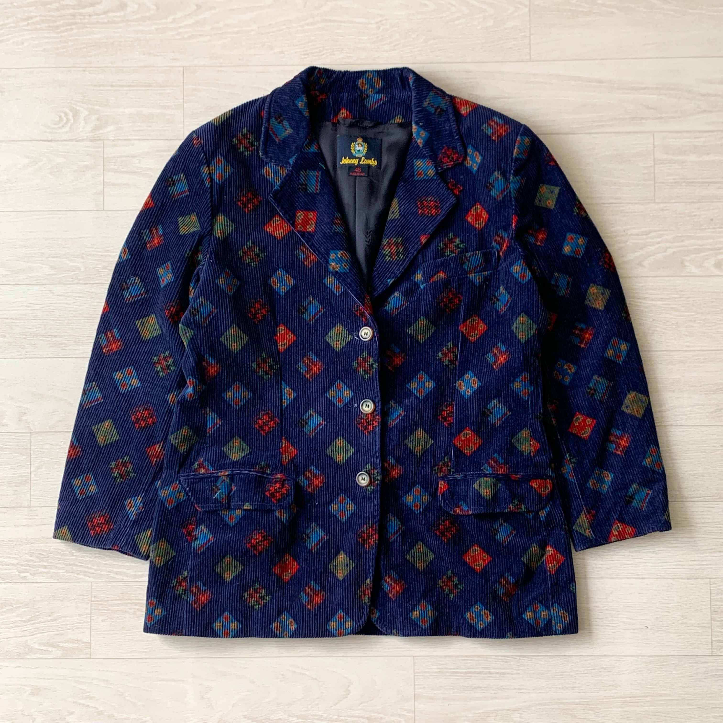 image of Italian Designers x Vintage Johnny Lambs Corduroy Blazer Jacket, Women's (Size XL)