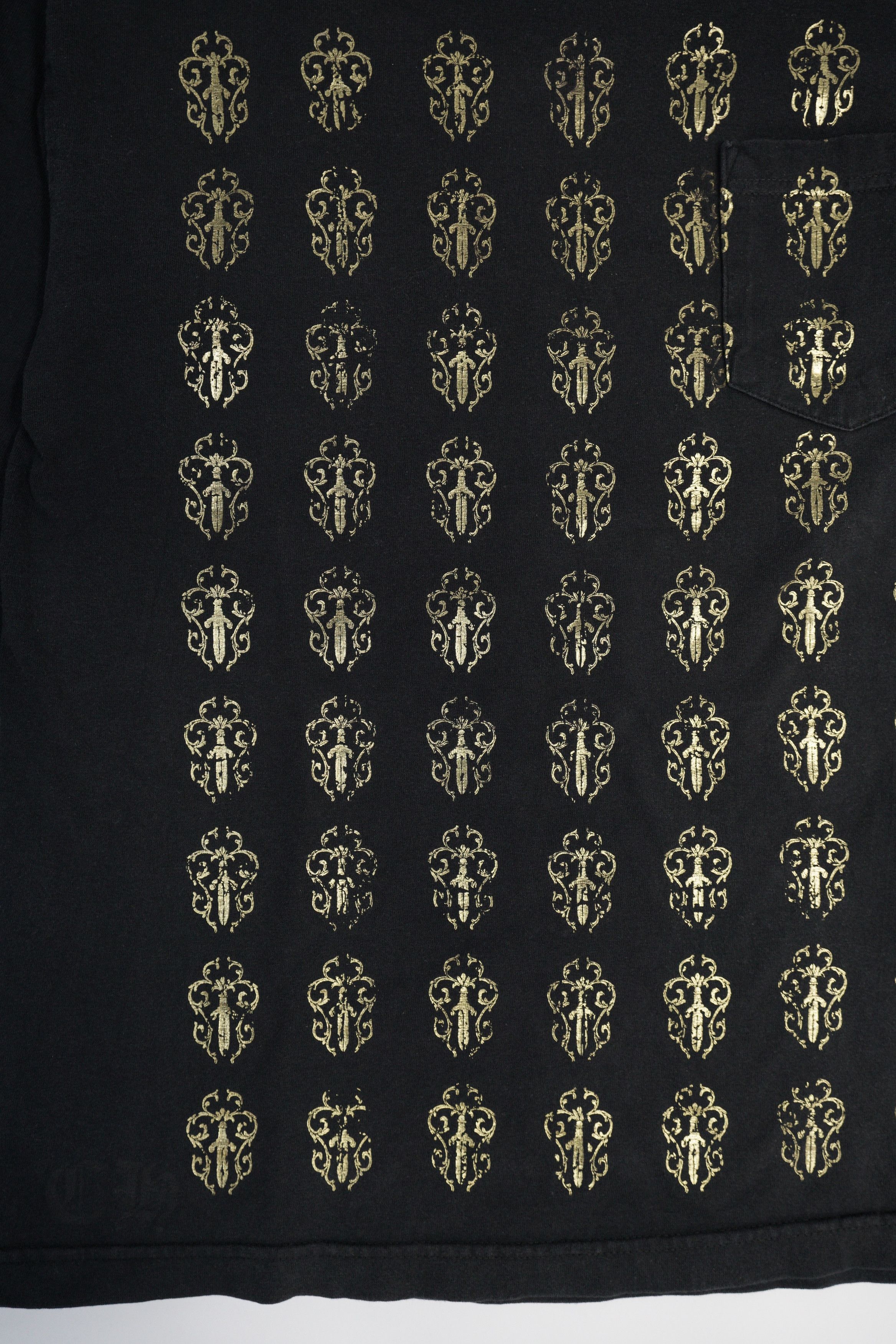 Chrome Hearts Chrome Hearts Vintage Gold Multi Dagger Logo Longsleeve Size US M / EU 48-50 / 2 - 3 Thumbnail