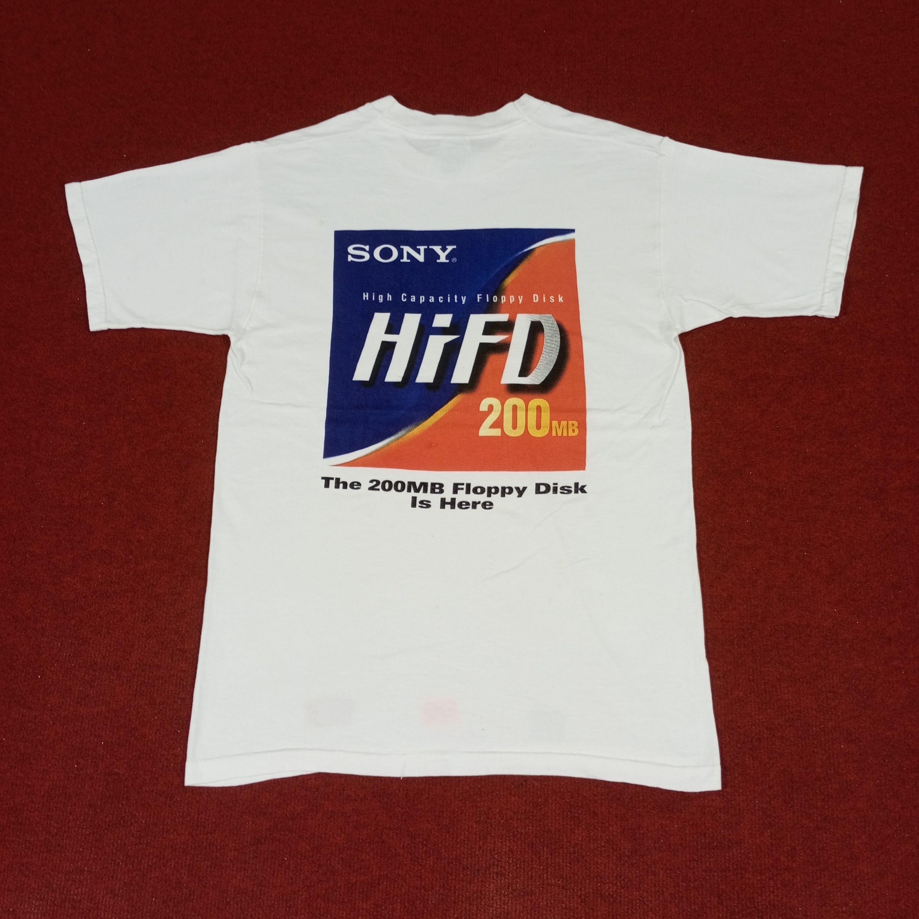 Fruit Of The Loom Sony Promo Style Vintage Tshirt Size US S / EU 44-46 / 1 - 1 Thumbnail