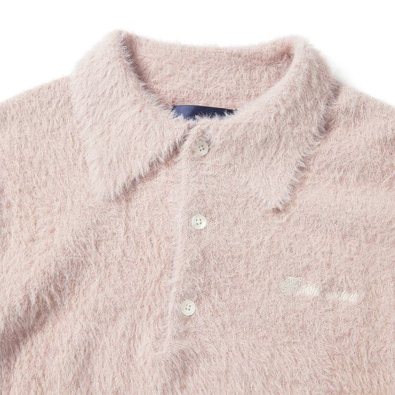 thisisneverthat o1mle0925 SCT-Logo Shaggy Knitwear Sweater in Pink Size US XL / EU 56 / 4 - 2 Thumbnail