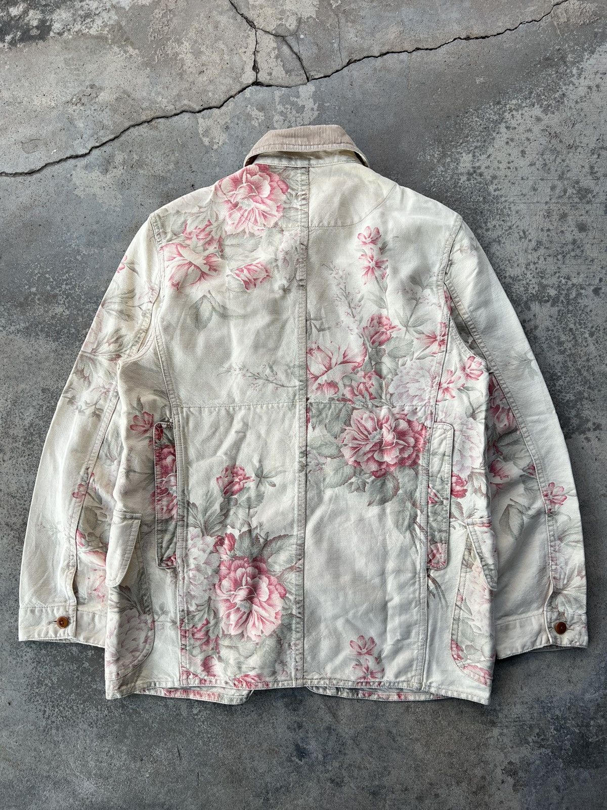 Ralph Lauren Vintage Ralph Lauren Flowers Denim Jacket Size US S / EU 44-46 / 1 - 6 Thumbnail