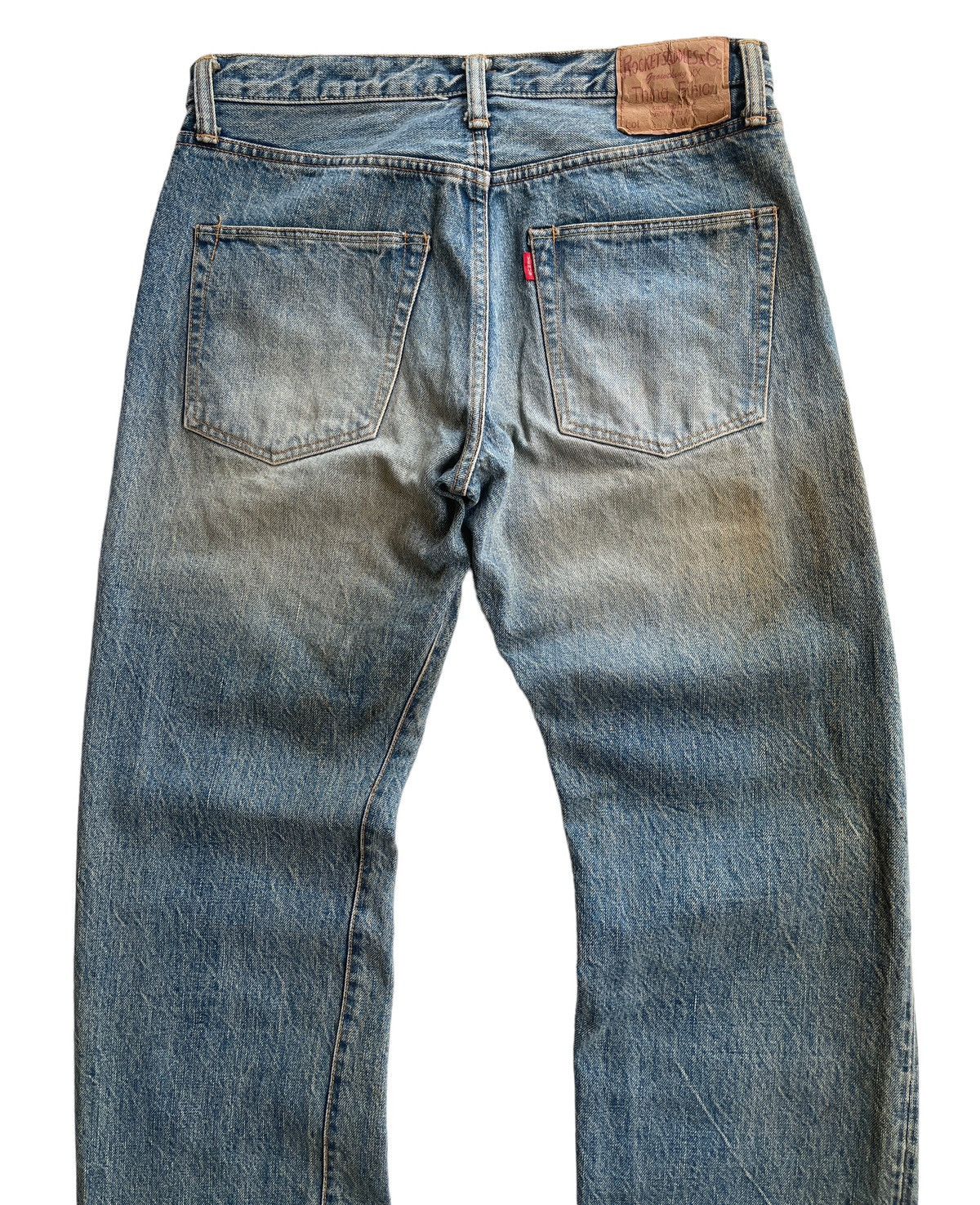Japanese Brand Japanese Rocket Saddle Mudd Selvedge Jeans Size US 31 - 4 Thumbnail