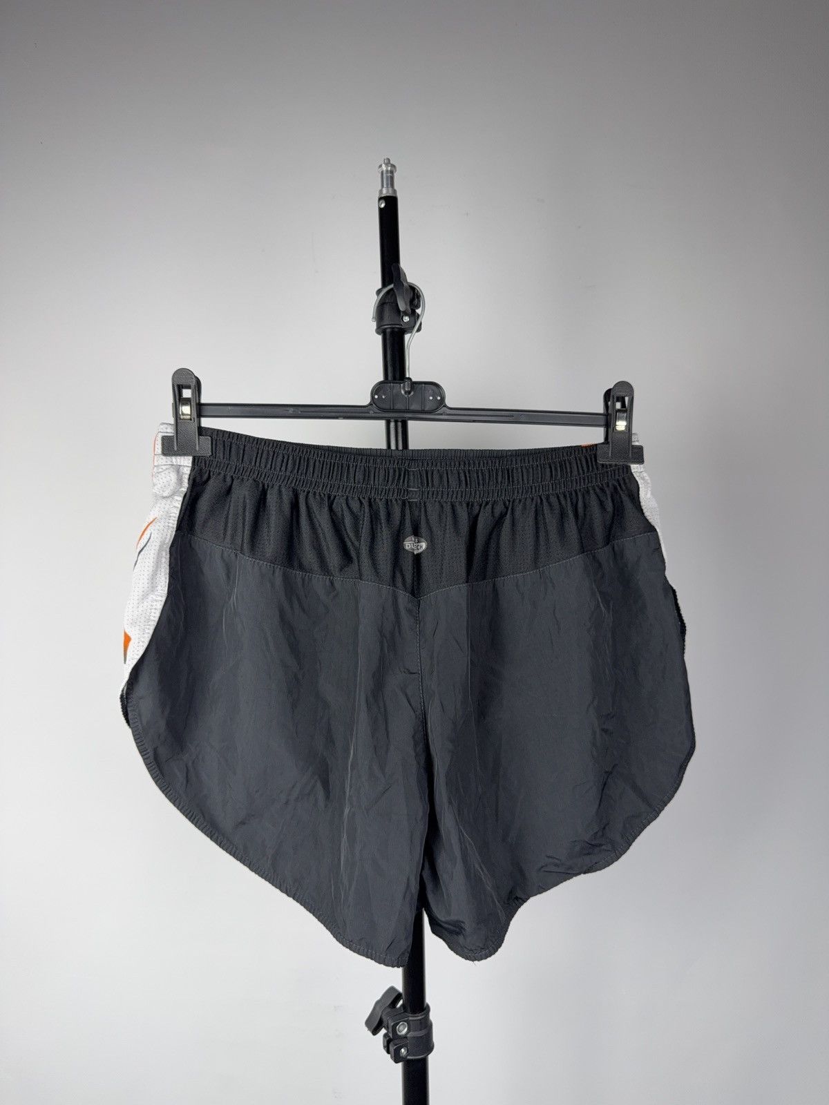 Asics Vintage Retro 00s Asics Black Orange Split Running Shorts S Size US 30 / EU 46 - 4 Thumbnail