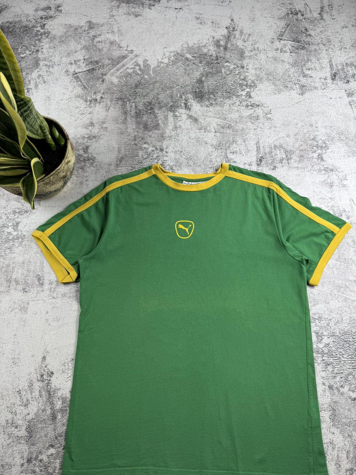 Puma Puma Brazil Y2K Jamaica 00s Green Soccer Football Jersey Kit T Shirt Tee Size US L / EU 52-54 / 3 - 4 Thumbnail